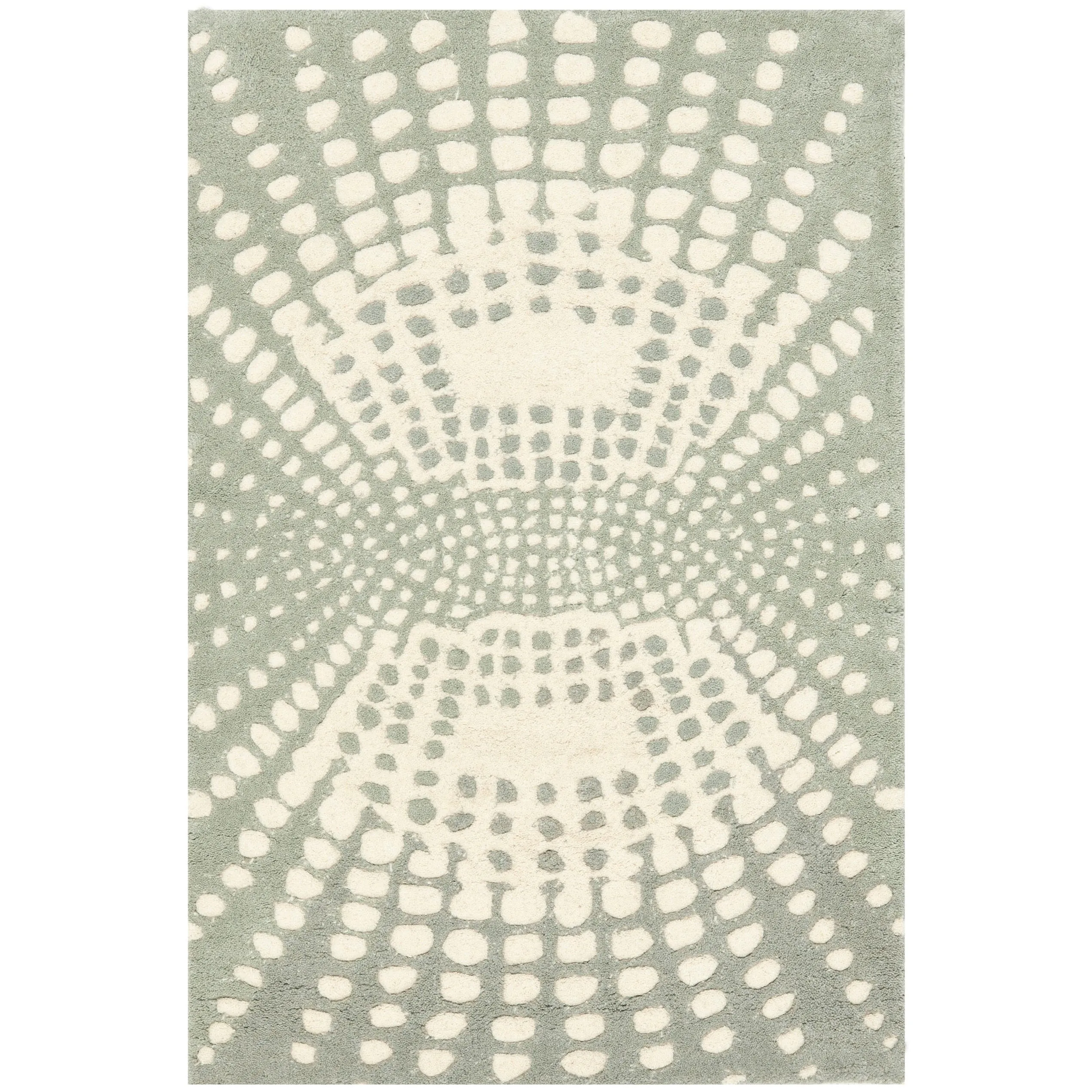 SAFAVIEH Handmade Soho Lyra Abstract Burst N.Z. Wool Rug