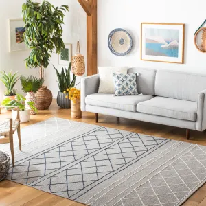 SAFAVIEH Handmade Striped Kilim Qiana Modern Cotton Rug -