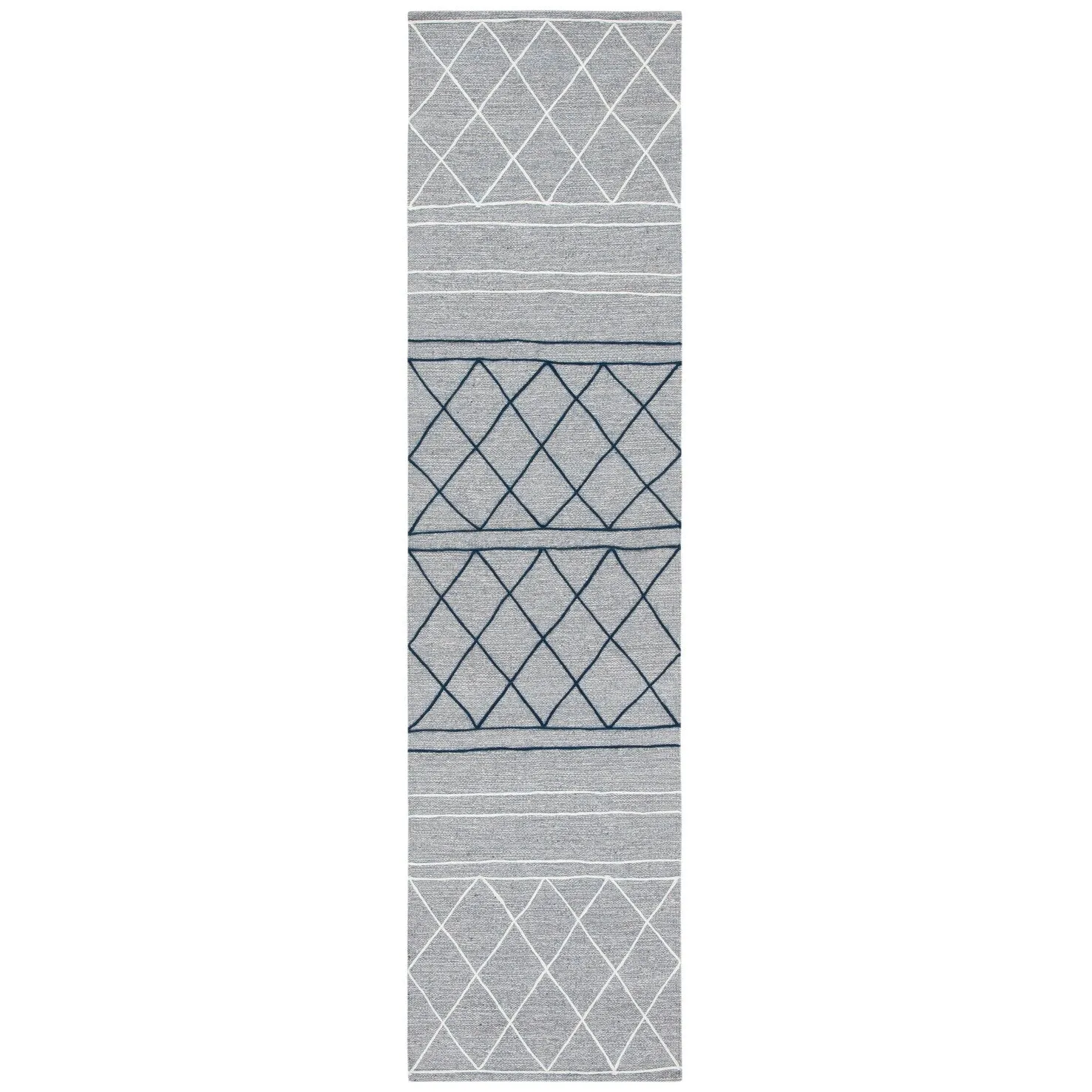 SAFAVIEH Handmade Striped Kilim Qiana Modern Cotton Rug -
