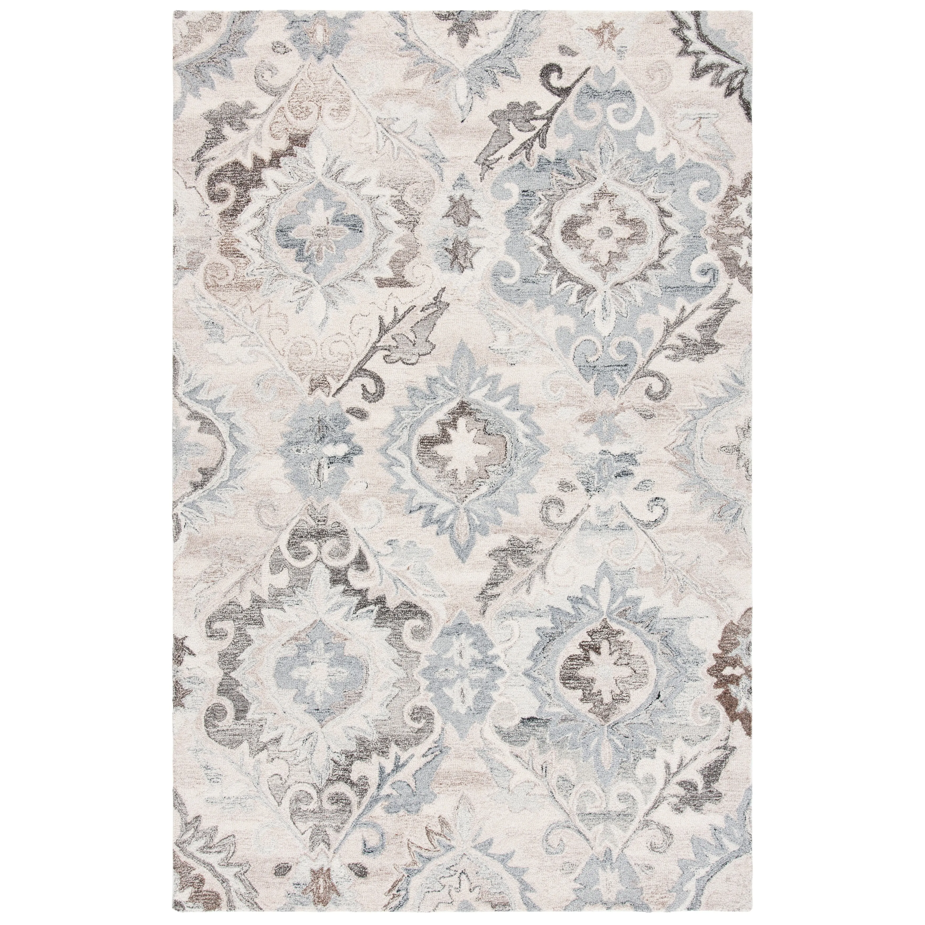 SAFAVIEH Handmade Suzani Denyse Modern Wool Rug - 5'