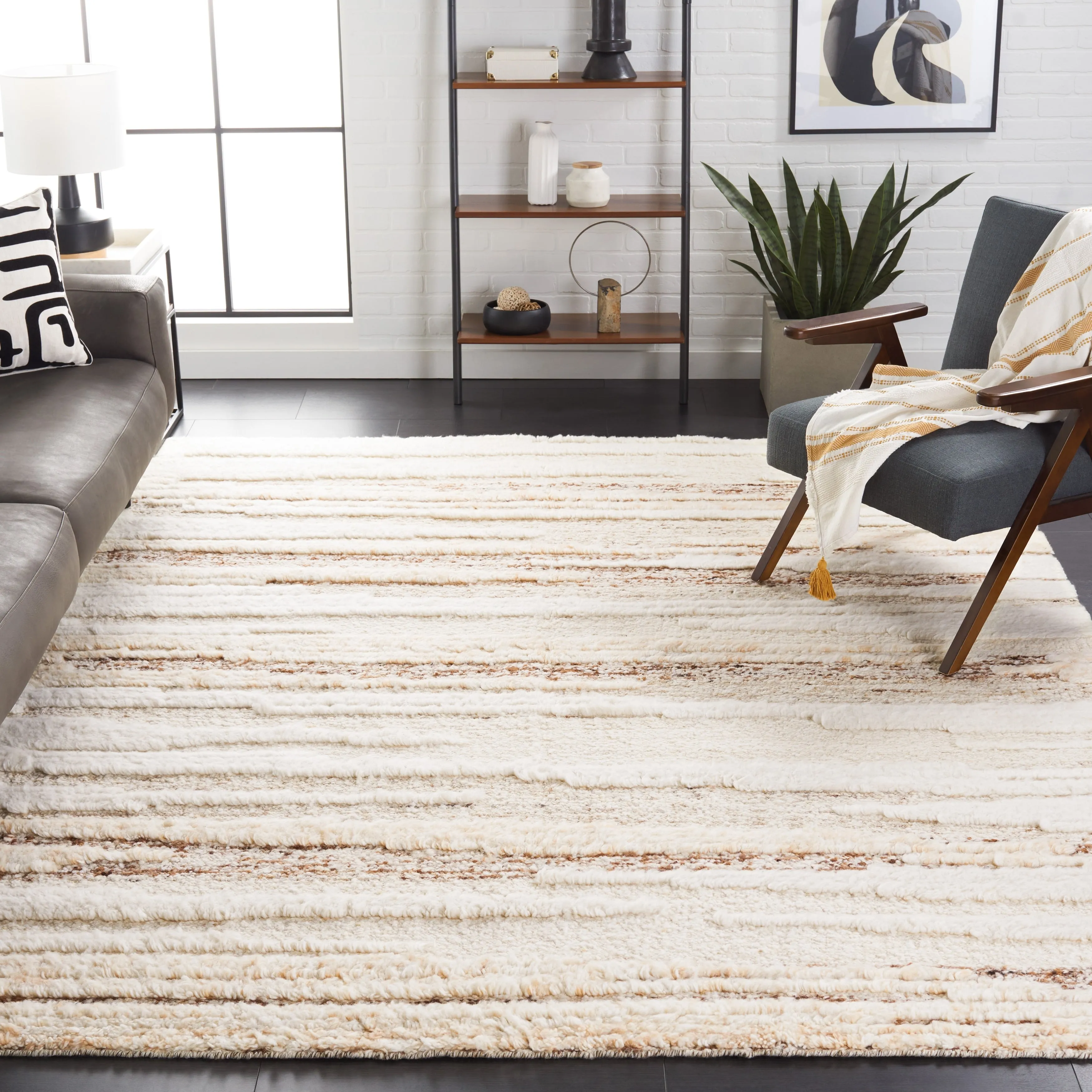 SAFAVIEH Handmade Tribeca Ayanna Rustic Wool Rug