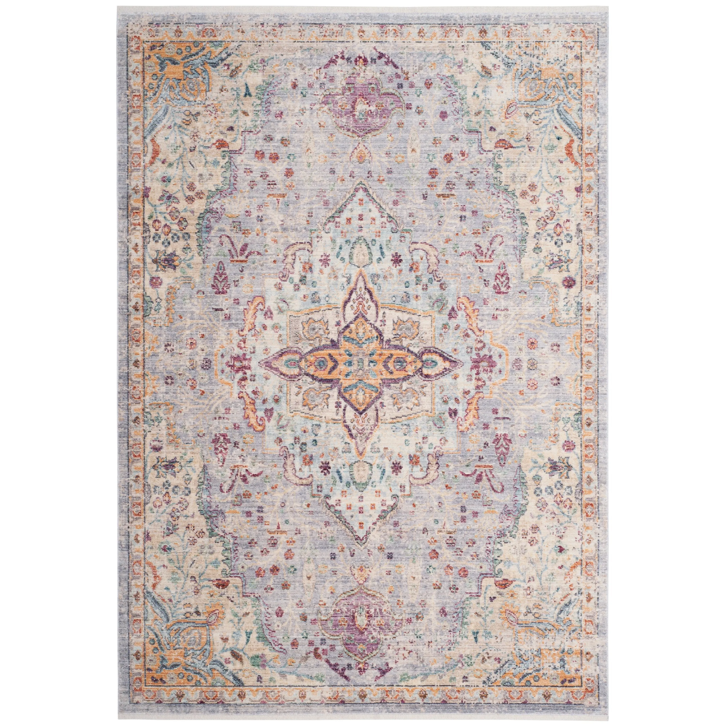 SAFAVIEH Illusion Danette Vintage Boho Oriental Viscose Rug with