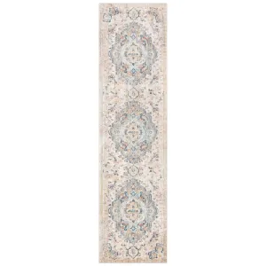 SAFAVIEH Illusion Tricia Vintage Boho Oriental Viscose Medallion Rug