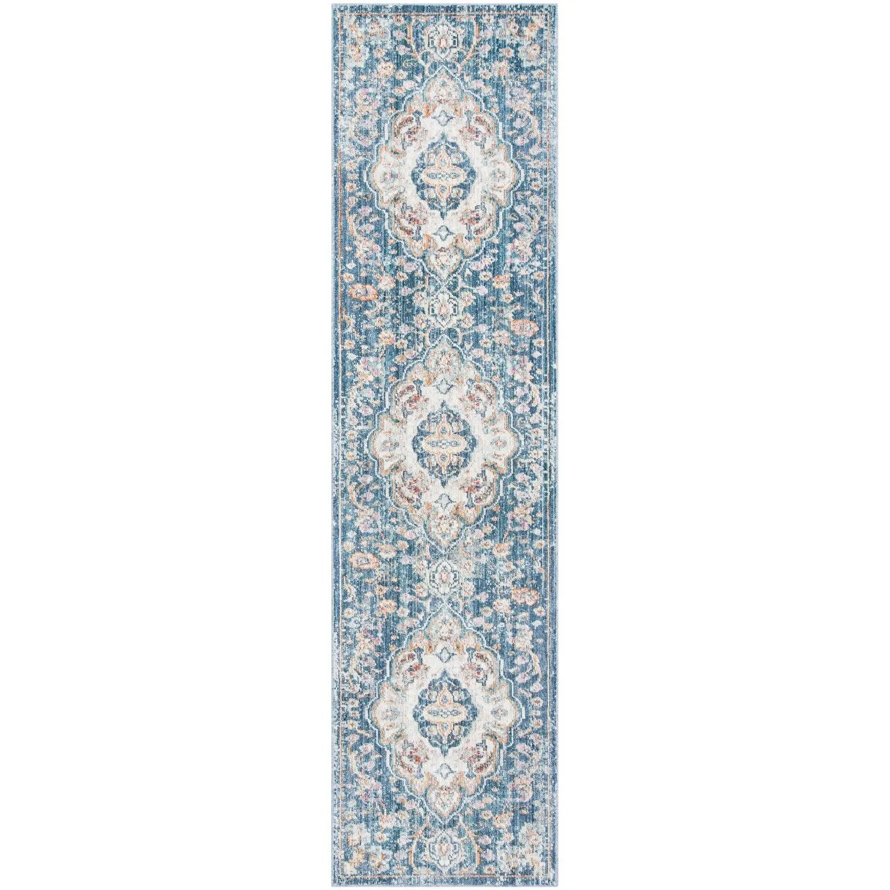 SAFAVIEH Illusion Tricia Vintage Boho Oriental Viscose Medallion Rug
