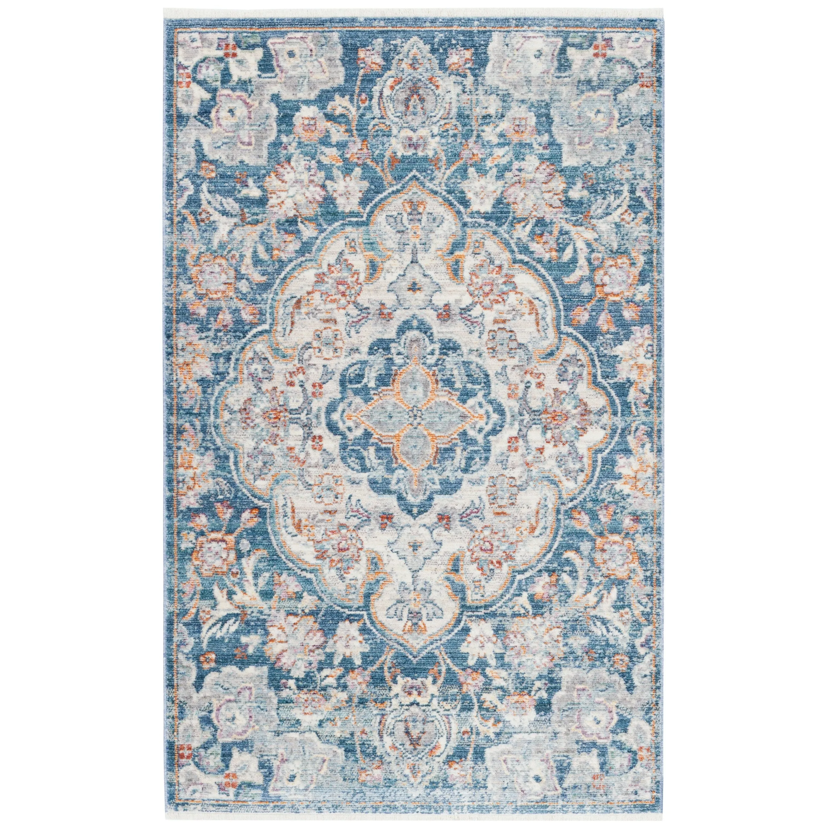 SAFAVIEH Illusion Tricia Vintage Boho Oriental Viscose Medallion Rug