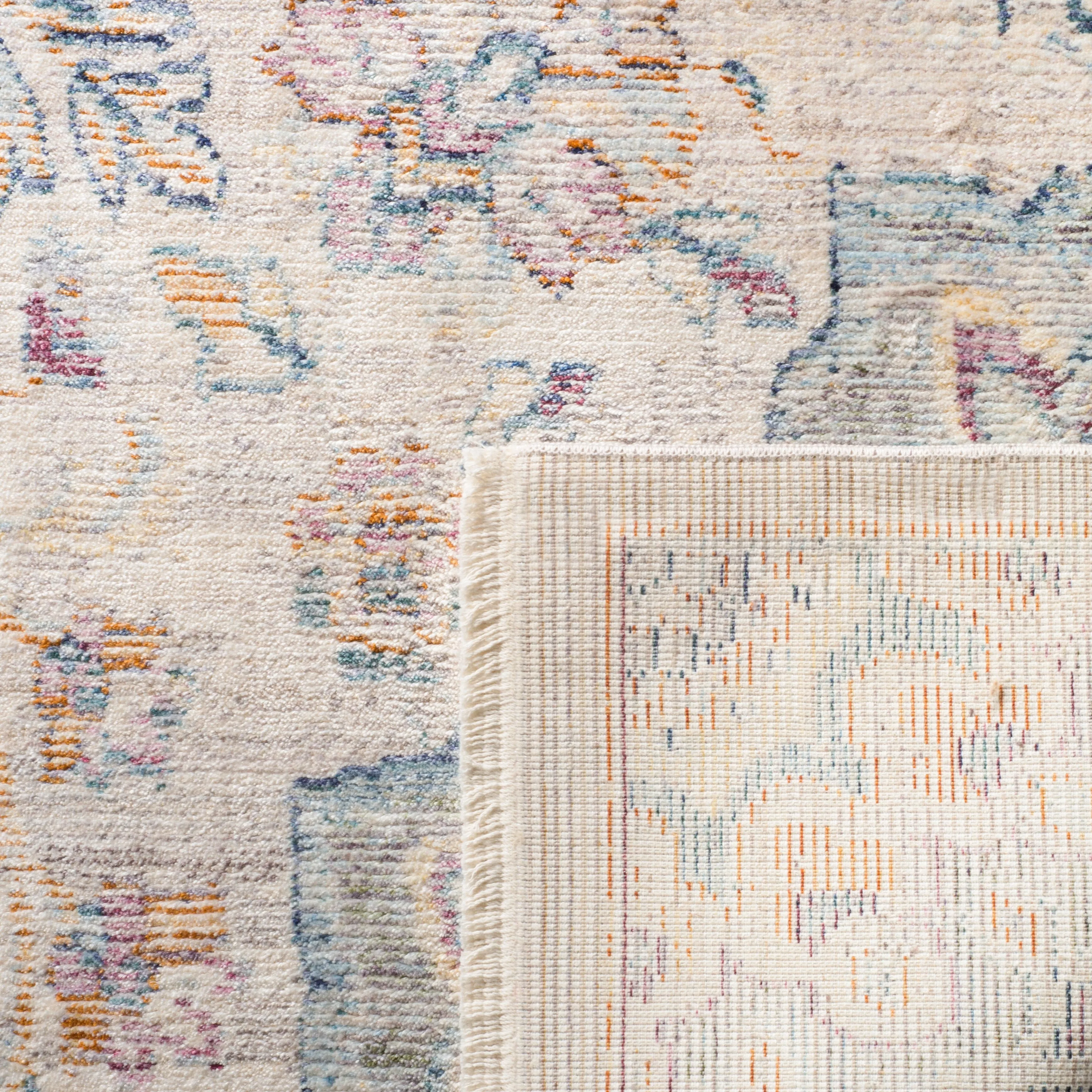 SAFAVIEH Illusion Tricia Vintage Boho Oriental Viscose Medallion Rug