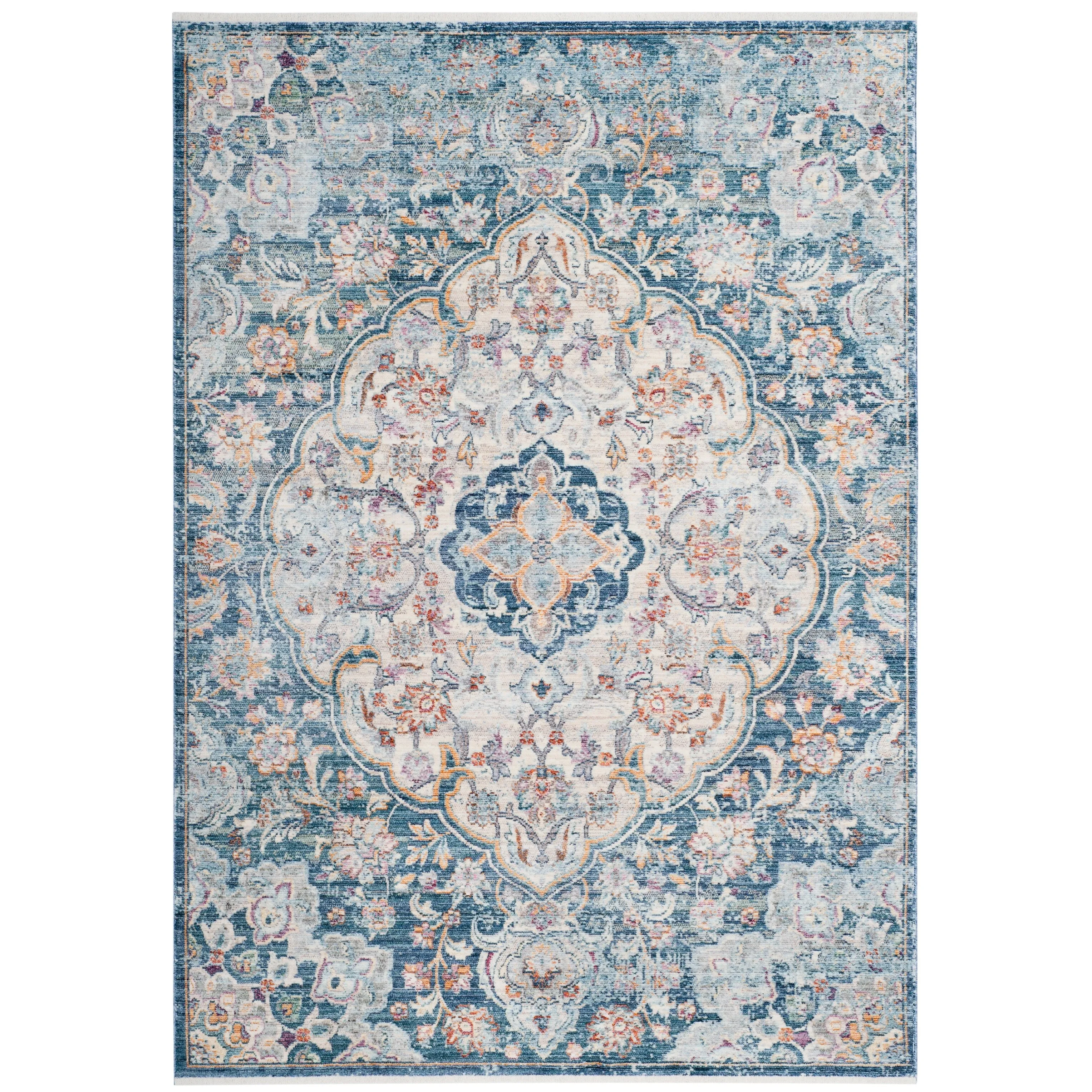 SAFAVIEH Illusion Tricia Vintage Boho Oriental Viscose Medallion Rug
