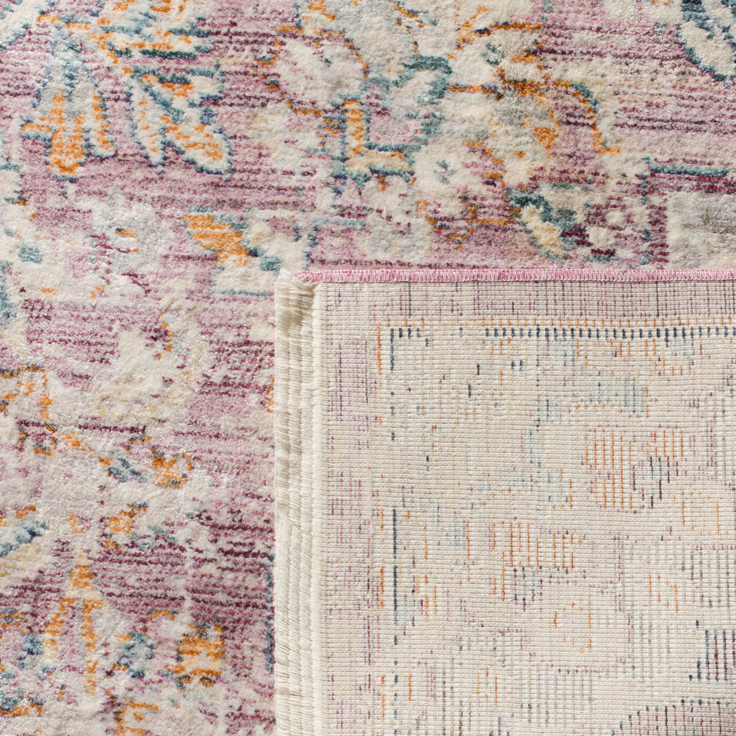 SAFAVIEH Illusion Tricia Vintage Boho Oriental Viscose Medallion Rug
