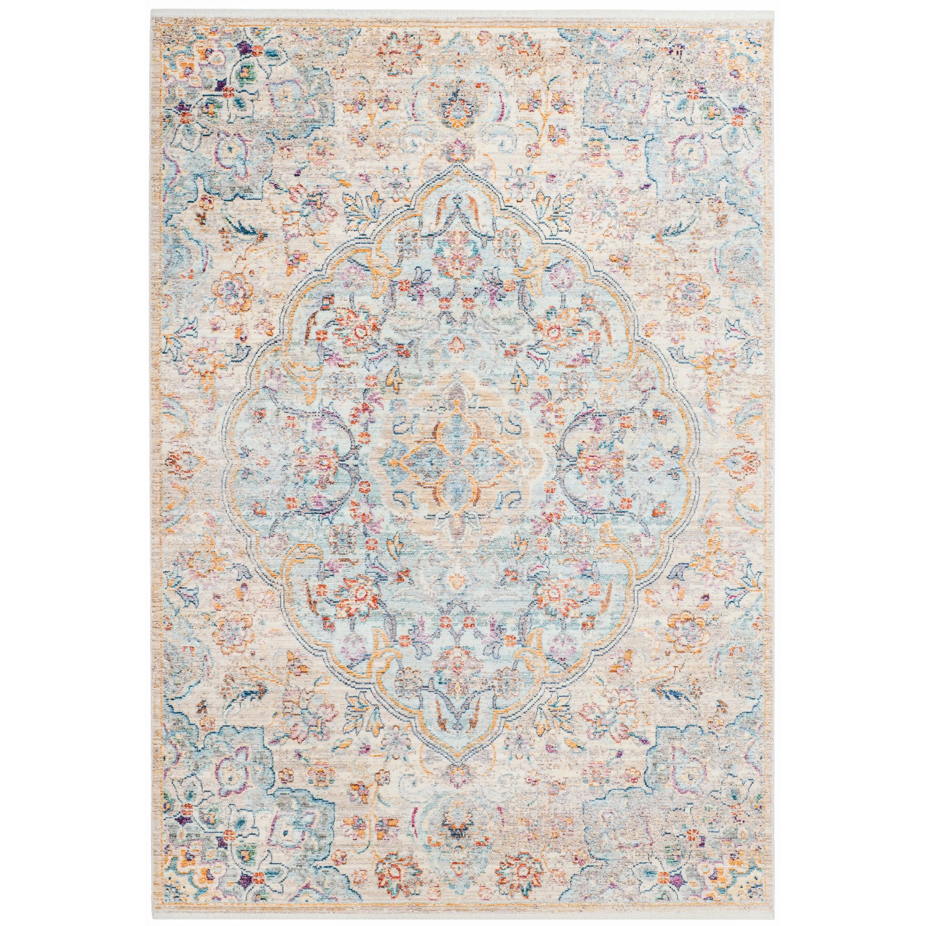 SAFAVIEH Illusion Tricia Vintage Boho Oriental Viscose Medallion Rug