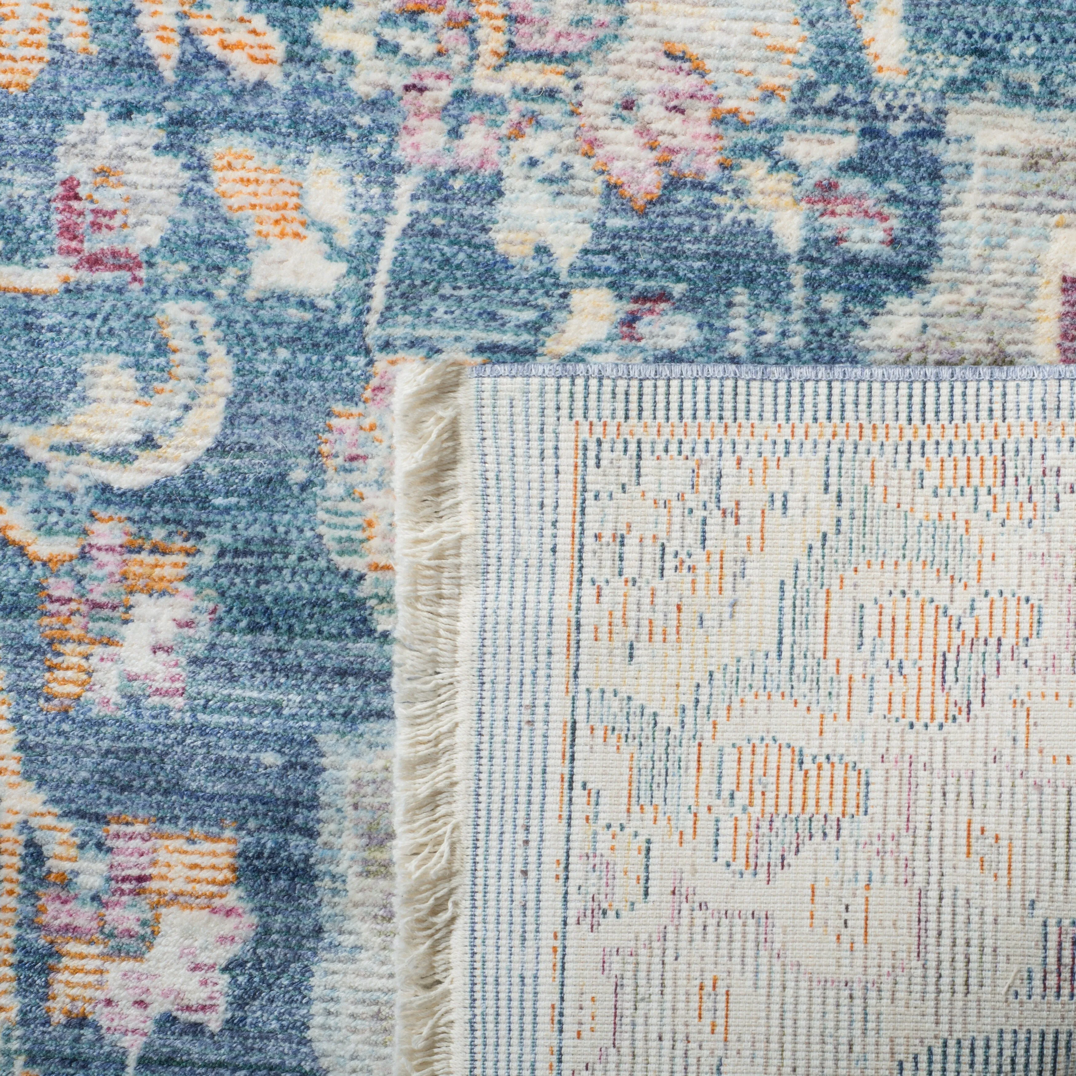 SAFAVIEH Illusion Tricia Vintage Boho Oriental Viscose Medallion Rug