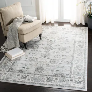 SAFAVIEH Isabella Hazbie Traditional Floral Oriental Area Rug - Light Grey/Cream - 5' 3 x 7' 6