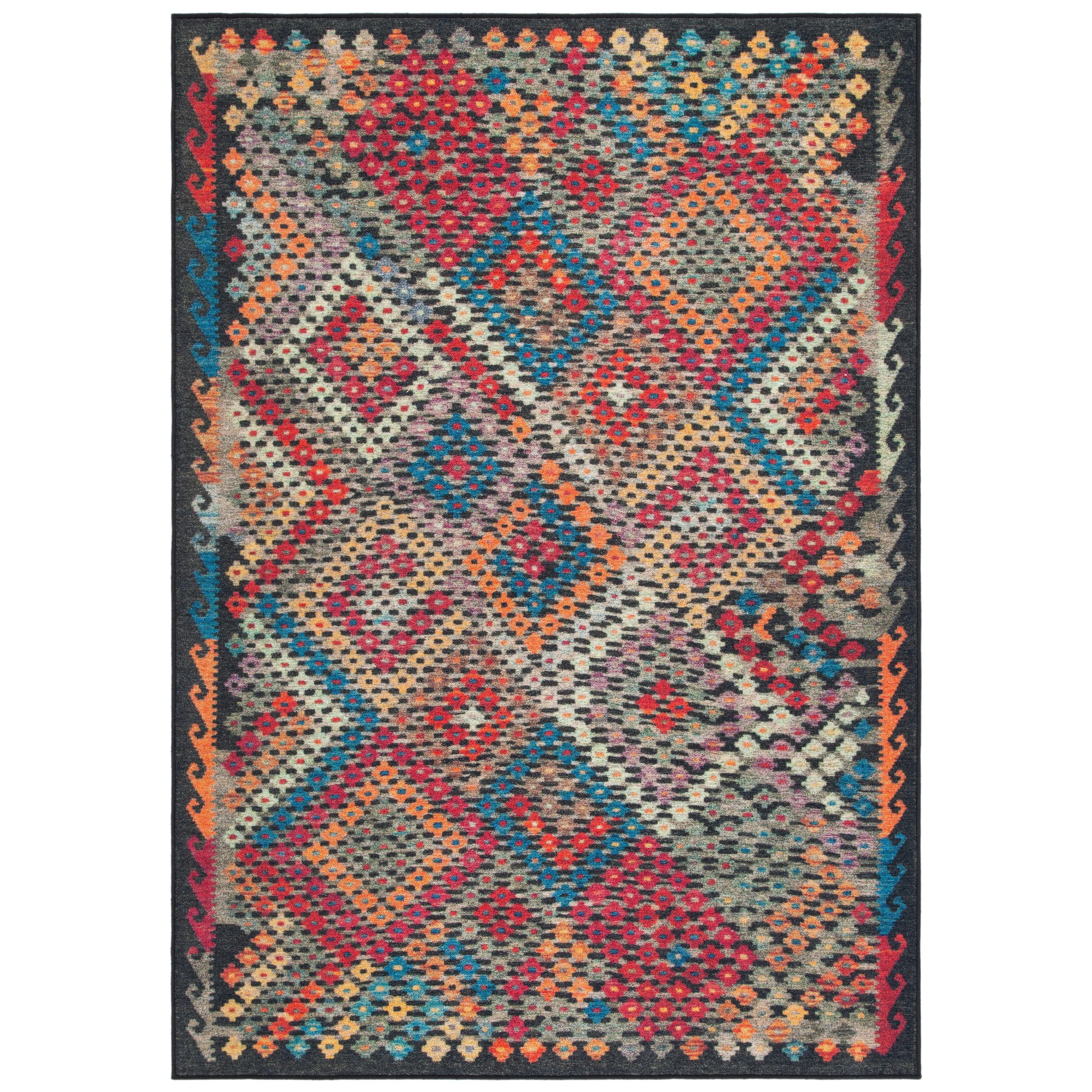 SAFAVIEH Journey Machine Washable Slip Resistant Deena Boho Tribal