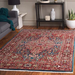 SAFAVIEH Kashan Marybeth Oriental Rug with Fringe