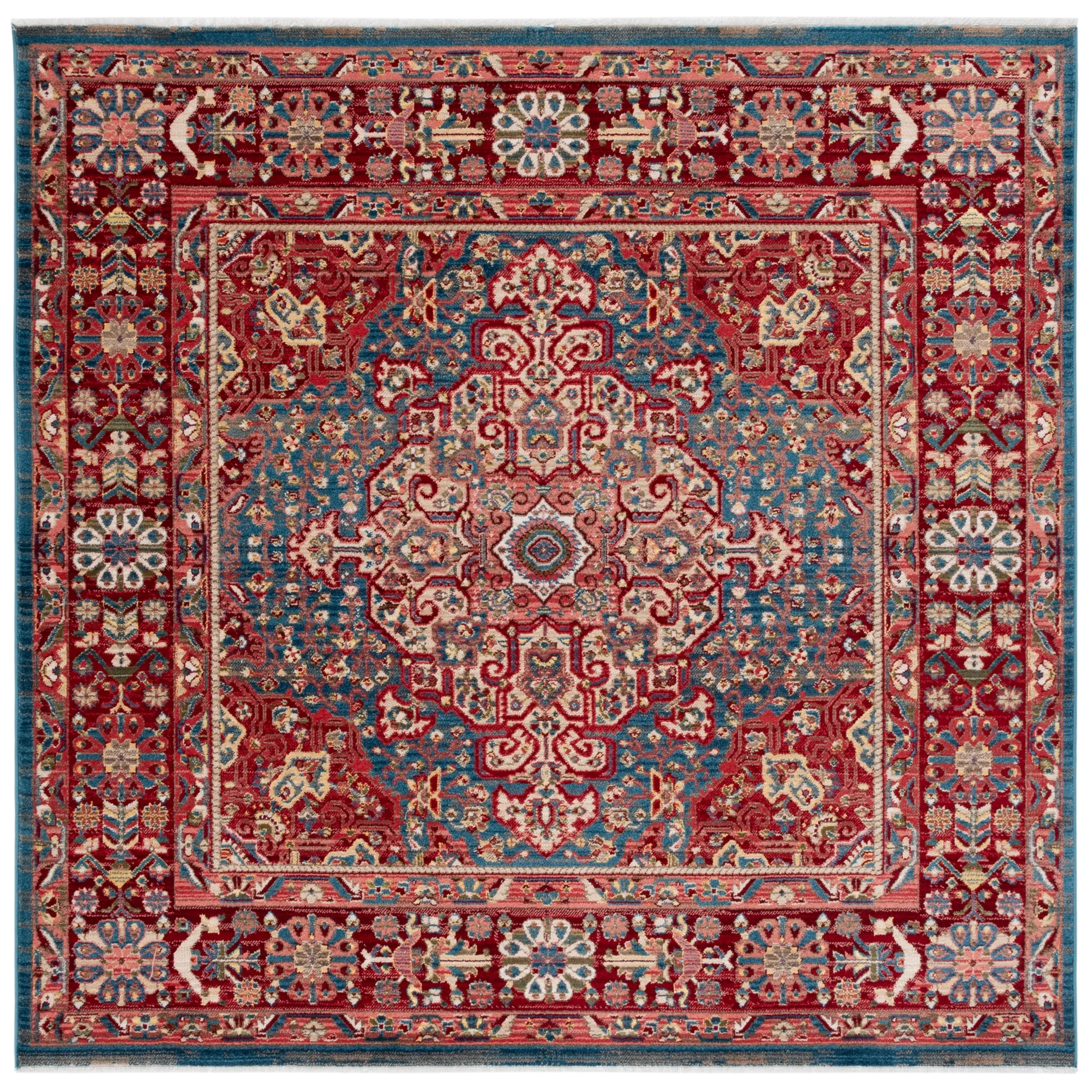 SAFAVIEH Kashan Marybeth Oriental Rug with Fringe