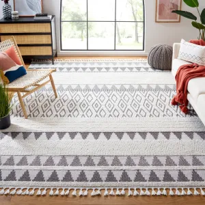 SAFAVIEH Marrakech Bohemian & Eclectic Waneta Oriental Ivory/Blue Polyester Rug