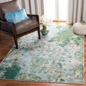 SAFAVIEH Monaco Apollo Modern Abstract Rug - Green/Turquoise - 8' x 11'