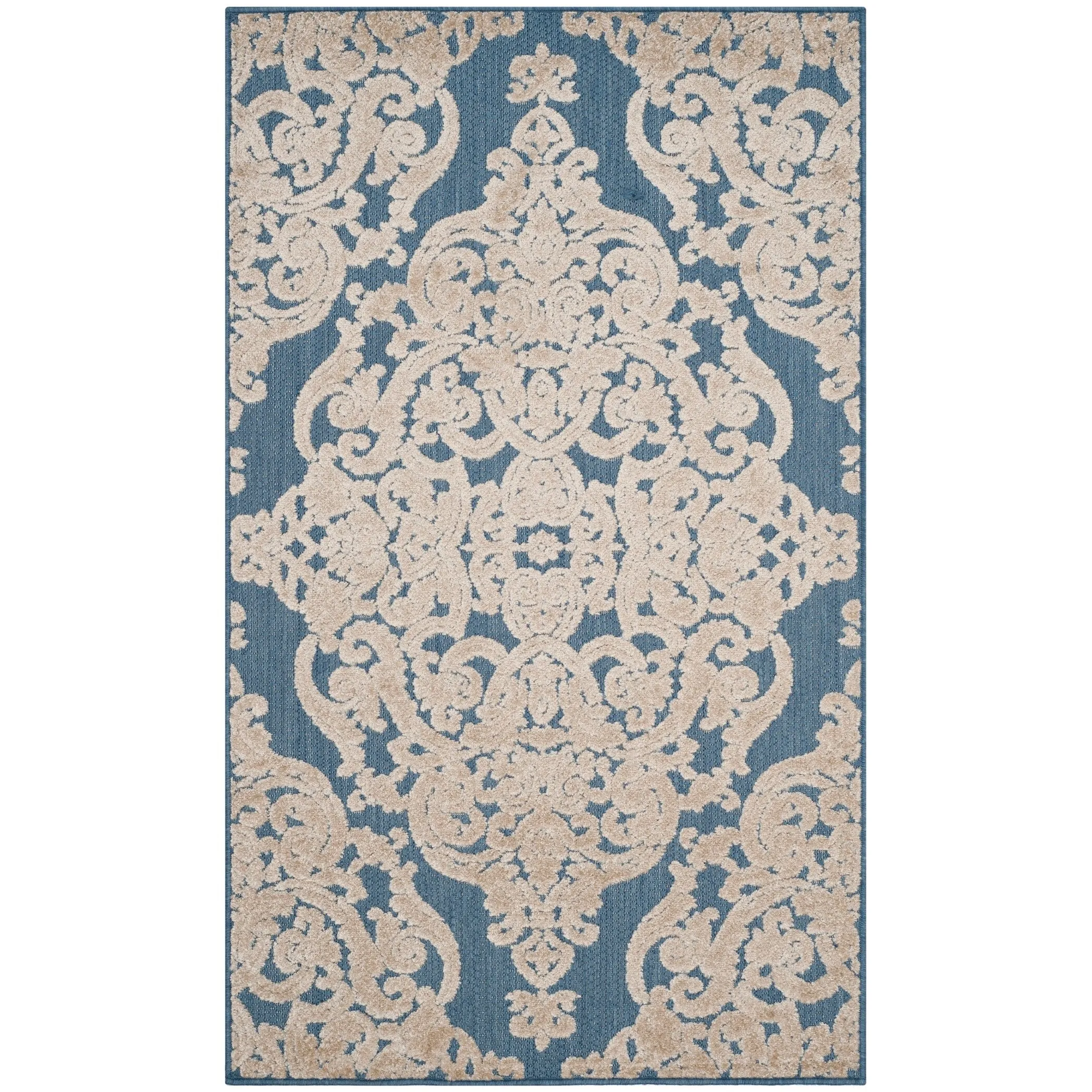 SAFAVIEH Monroe Theola Modern Indoor/ Outdoor Waterproof Rug