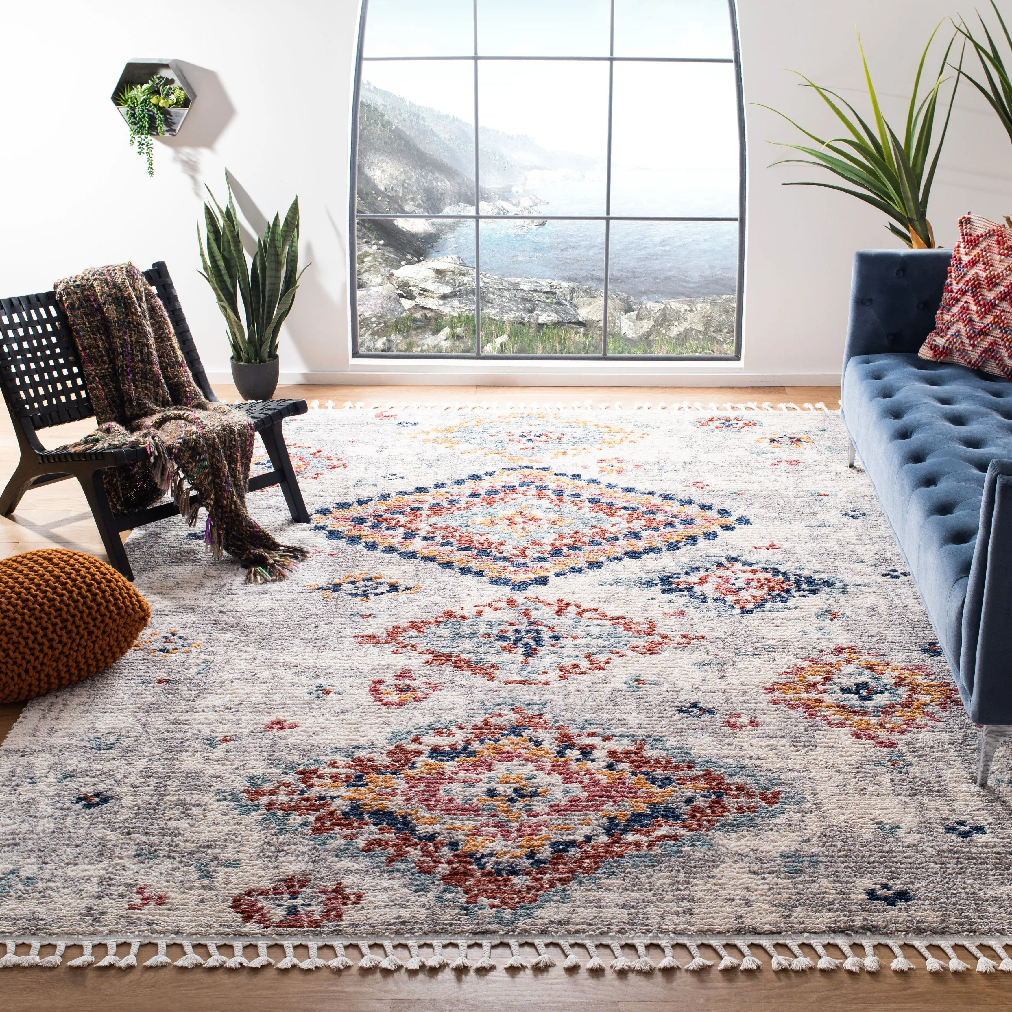 SAFAVIEH Morocco Boho Manila Tribal Rug