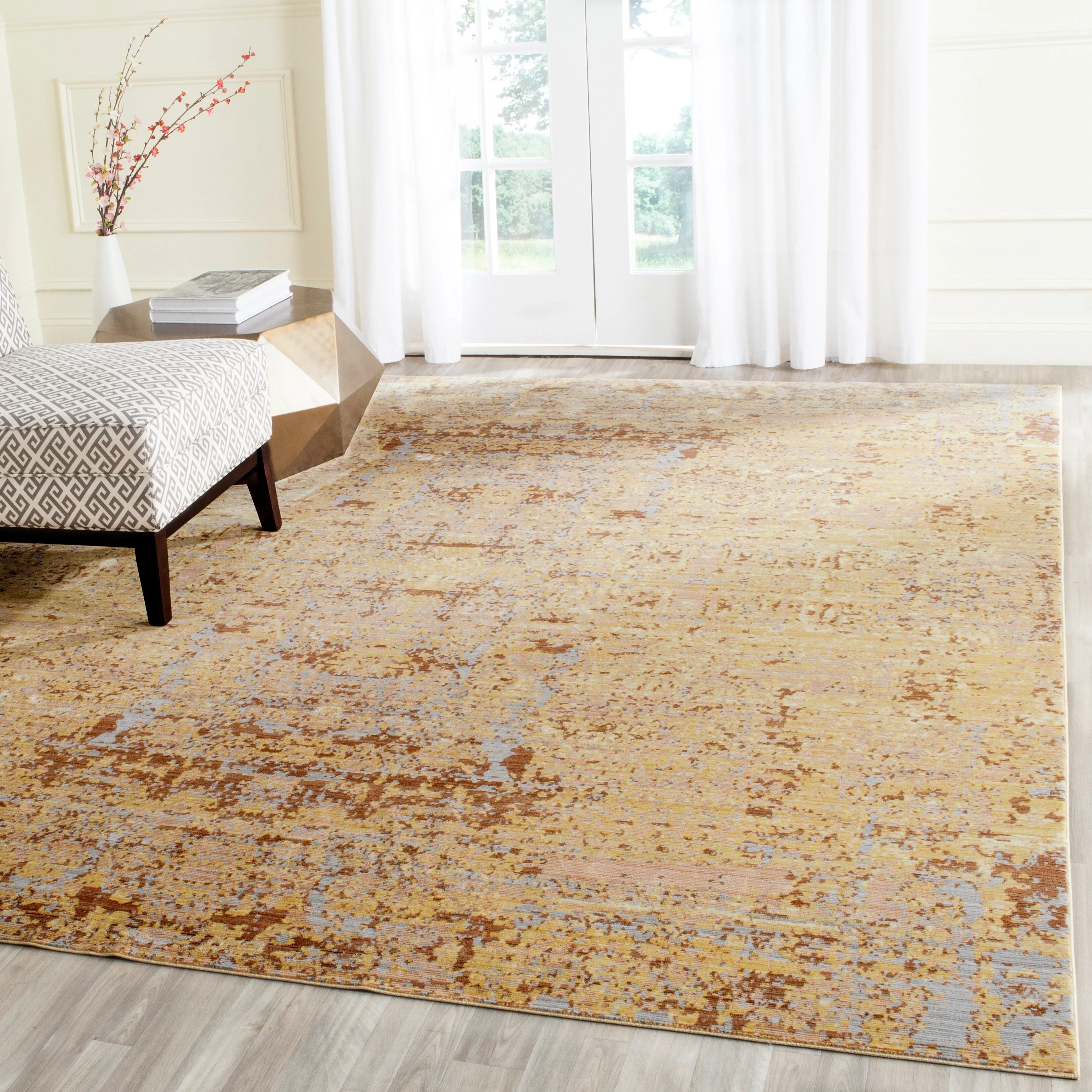SAFAVIEH Mystique Laurette Watercolor Oriental Polyester Rug