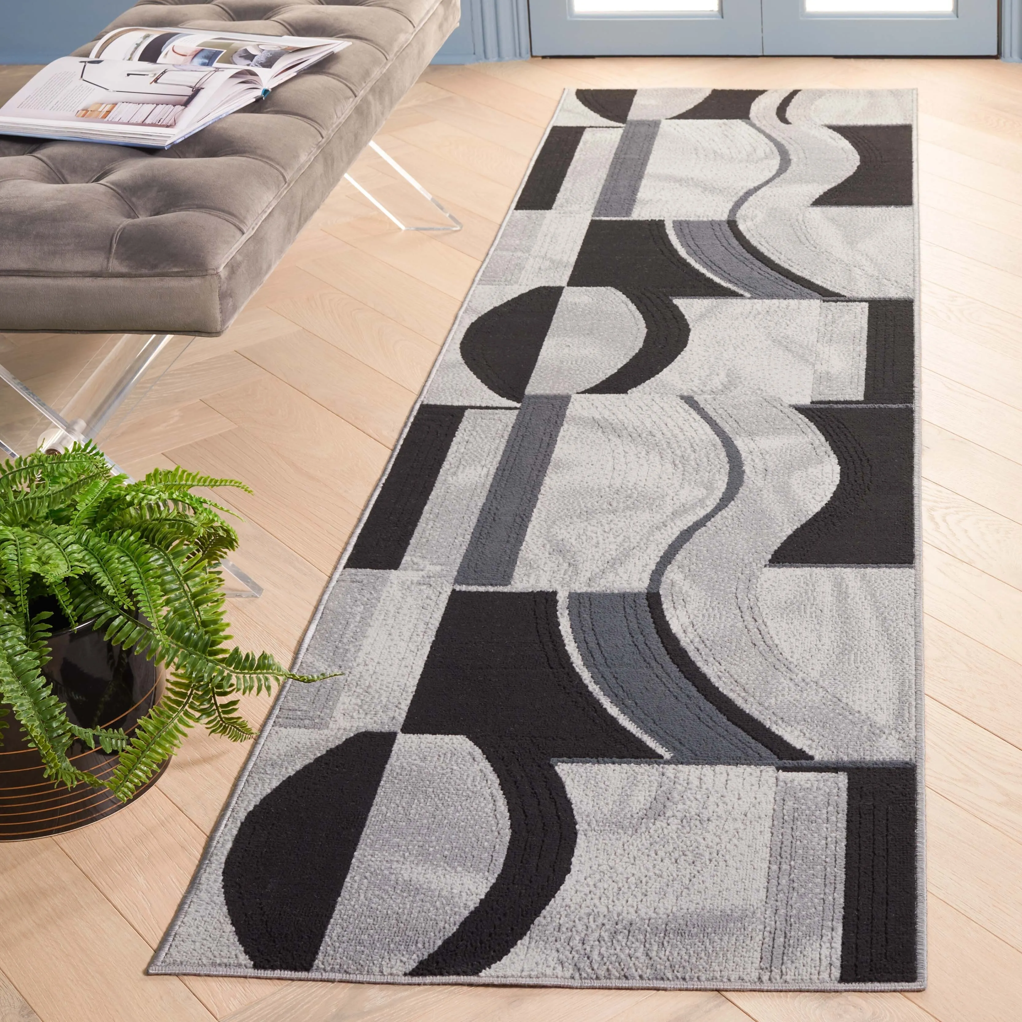 SAFAVIEH Odyssey Gumersinda Mid-Century Modern Rug