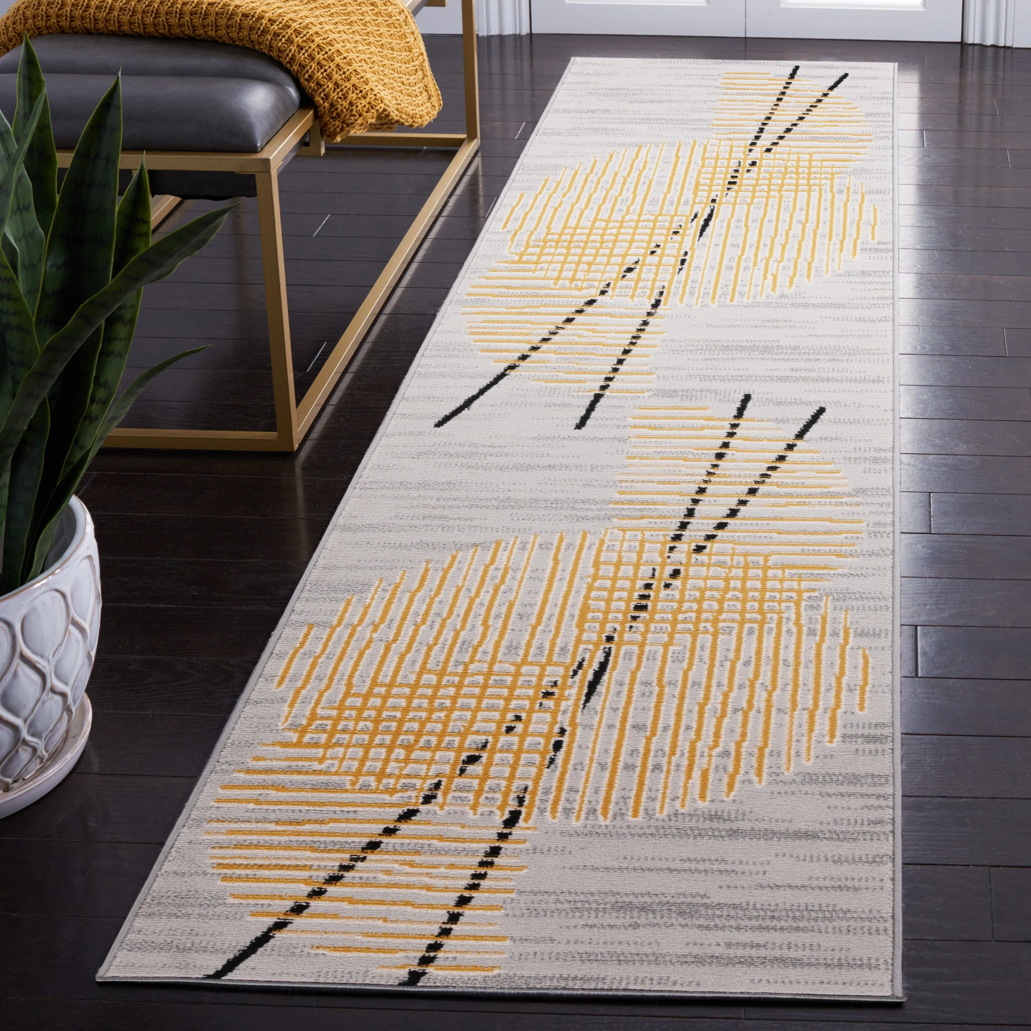 SAFAVIEH Odyssey Lisianne Mid-Century Modern Rug
