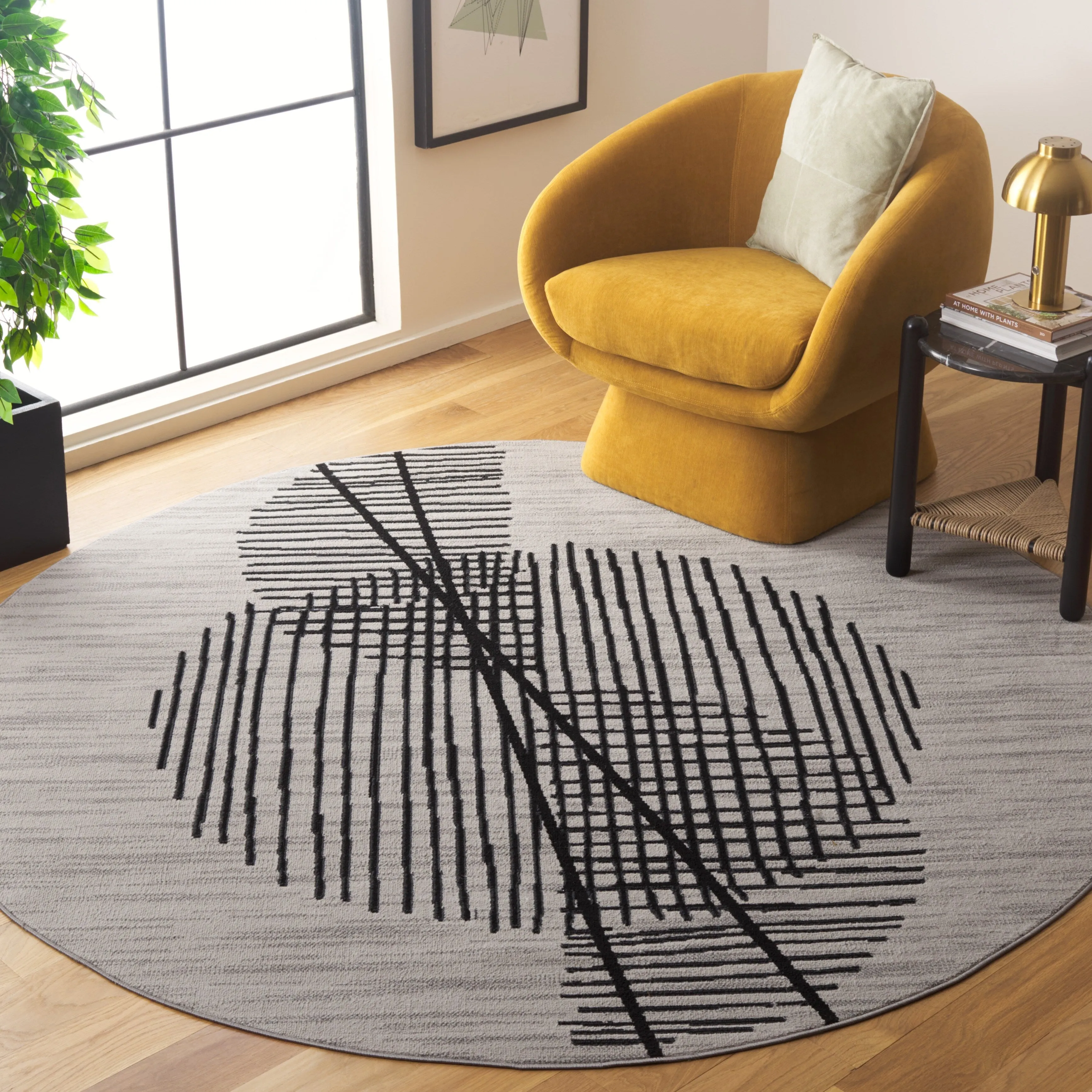 SAFAVIEH Odyssey Lisianne Mid-Century Modern Rug