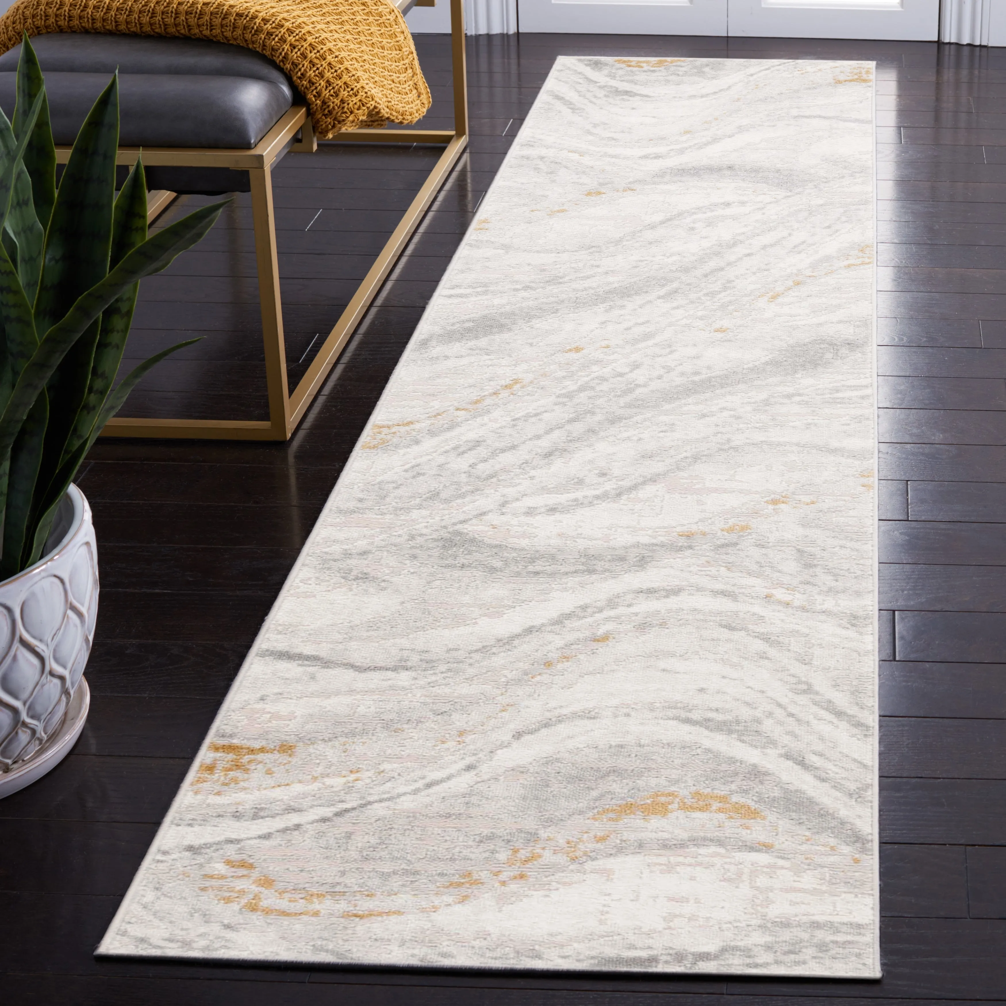 SAFAVIEH Palma Lovey Modern Abstract Rug
