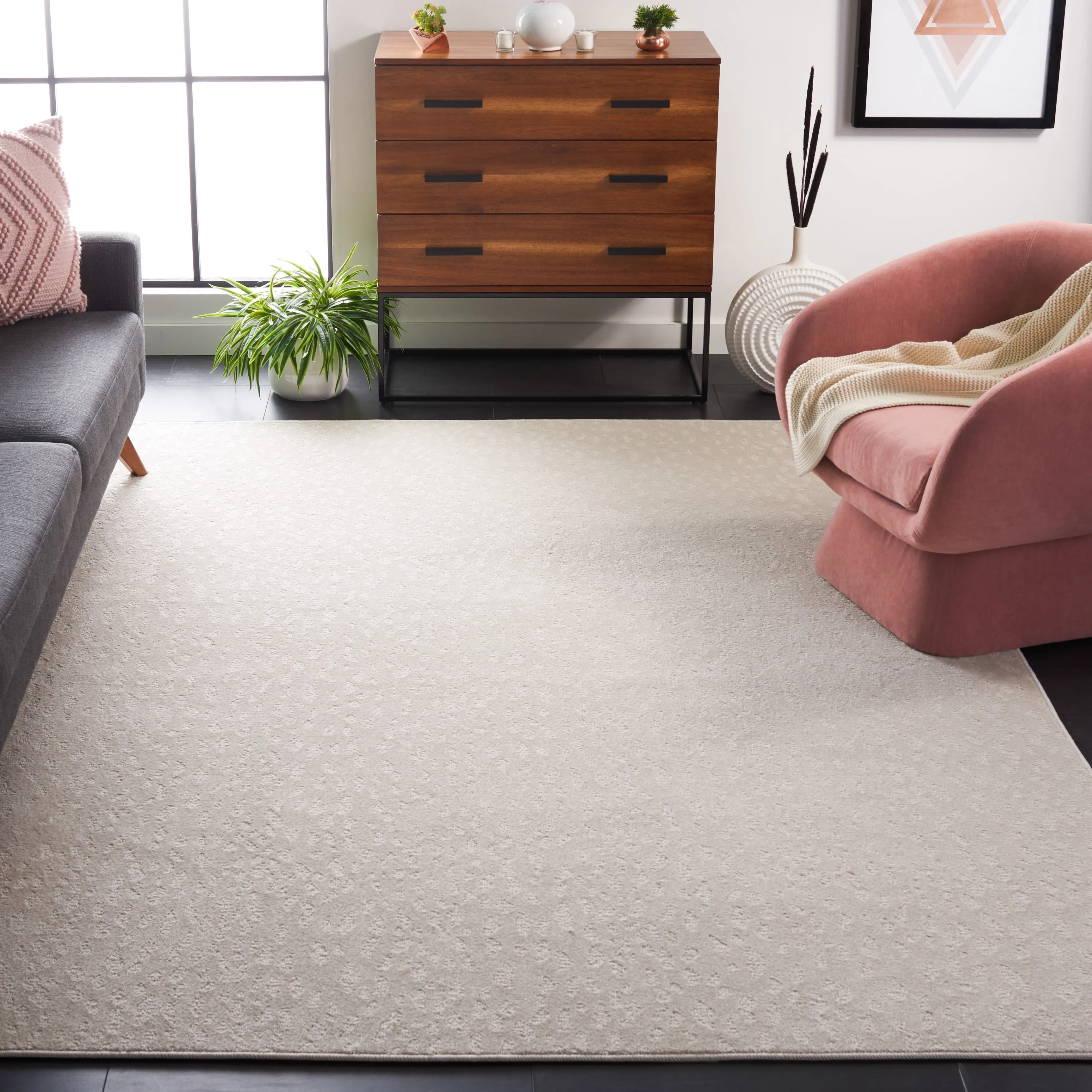 SAFAVIEH Plain and Solid Cena Rug
