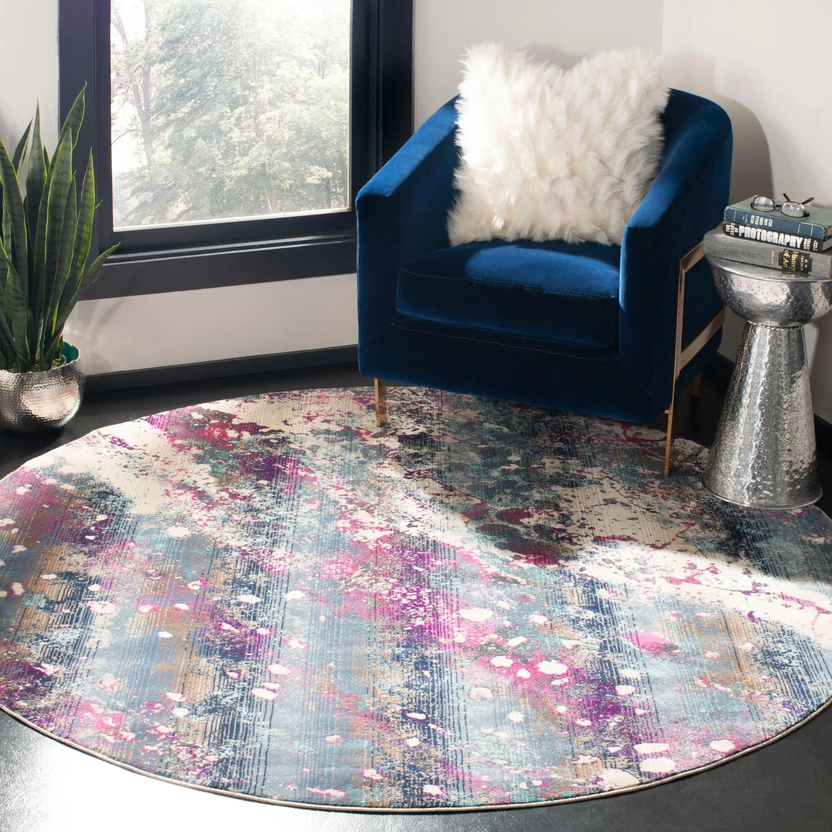 SAFAVIEH Radiance Nileema Modern Abstract Rug
