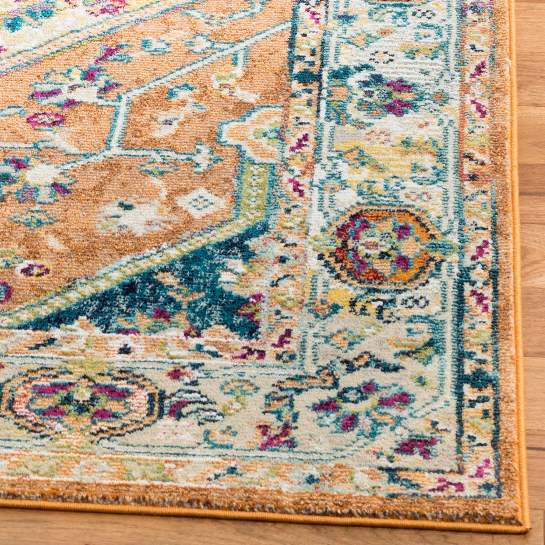 SAFAVIEH Savannah Doris Boho Oriental Polyester Medallion Rug
