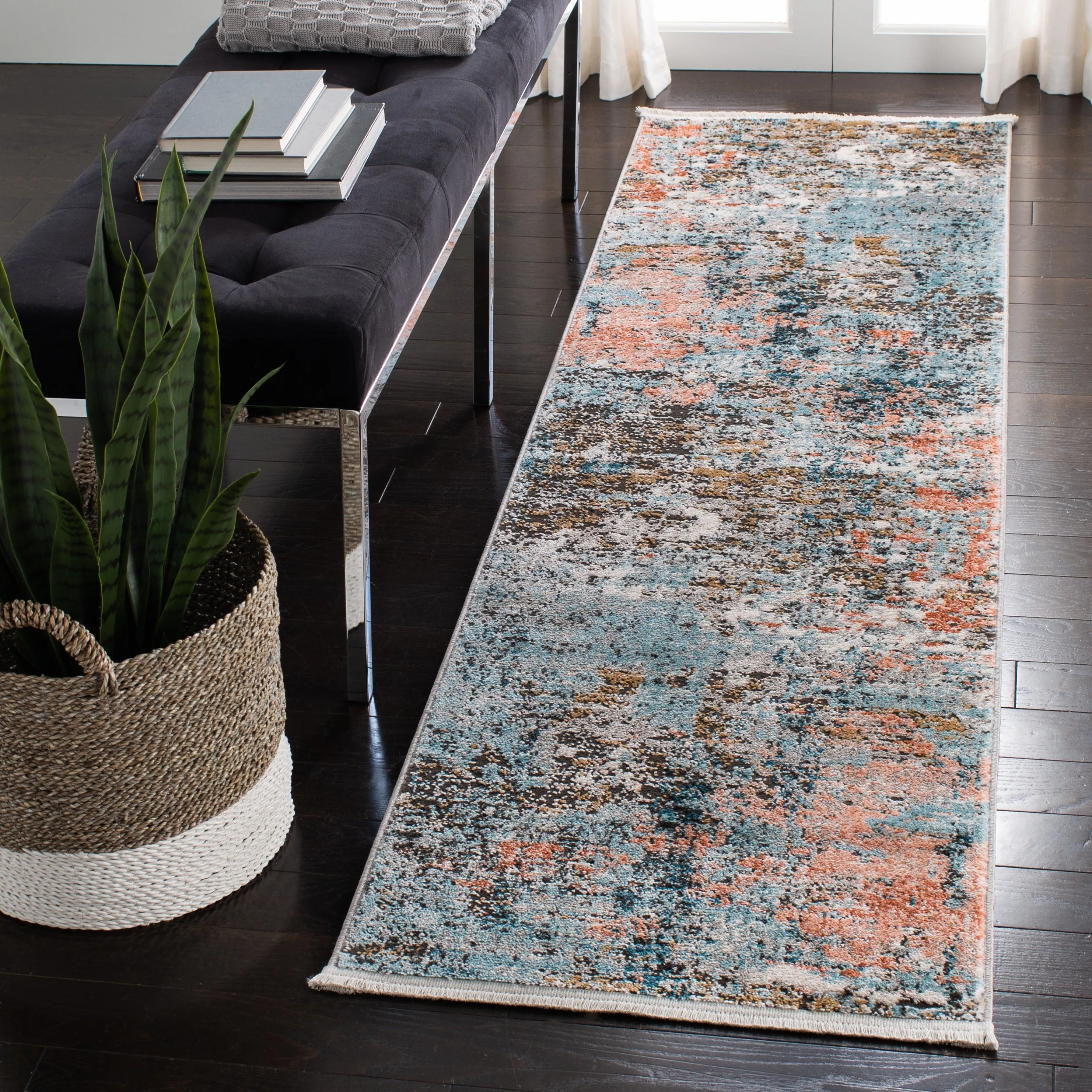 SAFAVIEH Shivan Hermine Vintage Abstract Rug