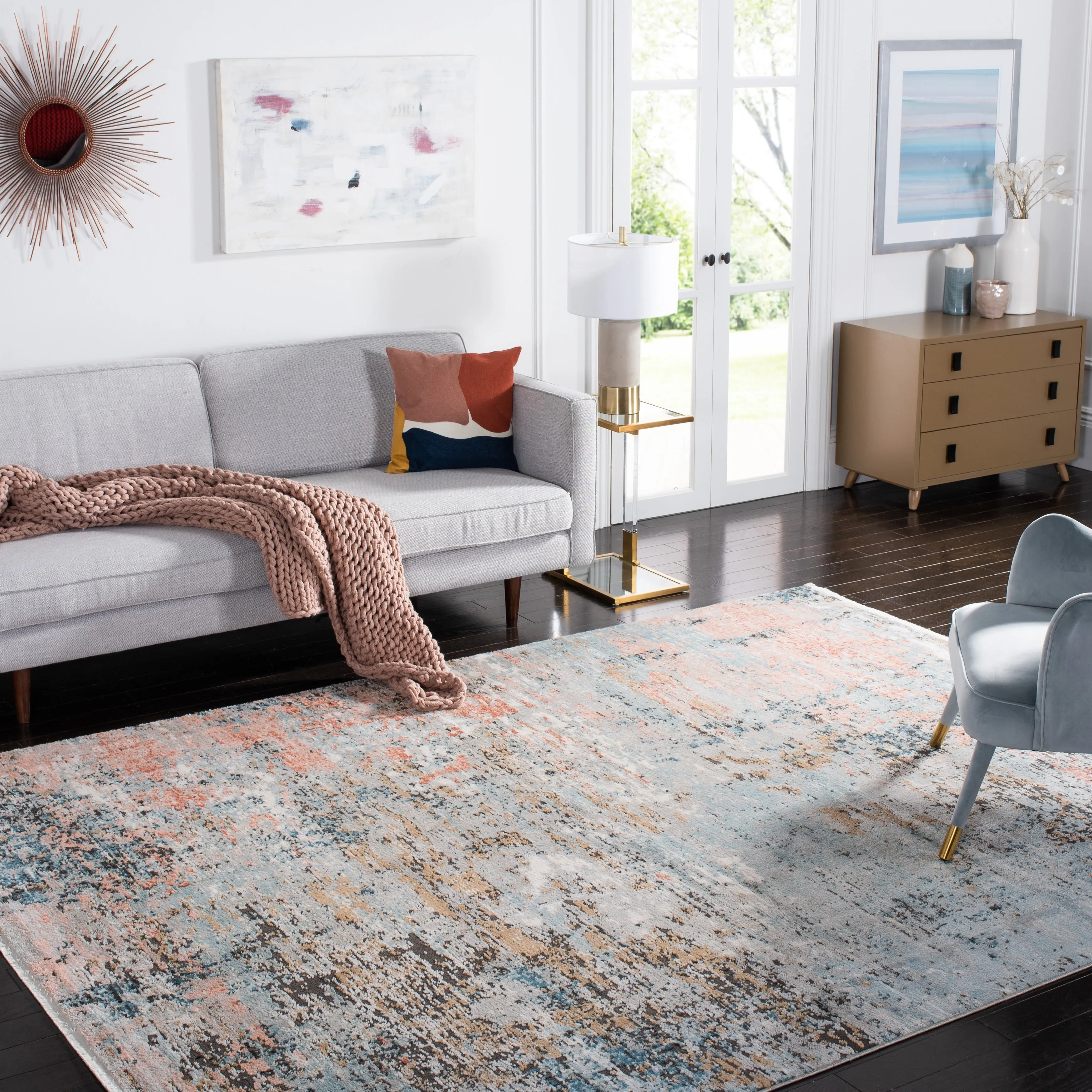 SAFAVIEH Shivan Hermine Vintage Abstract Rug