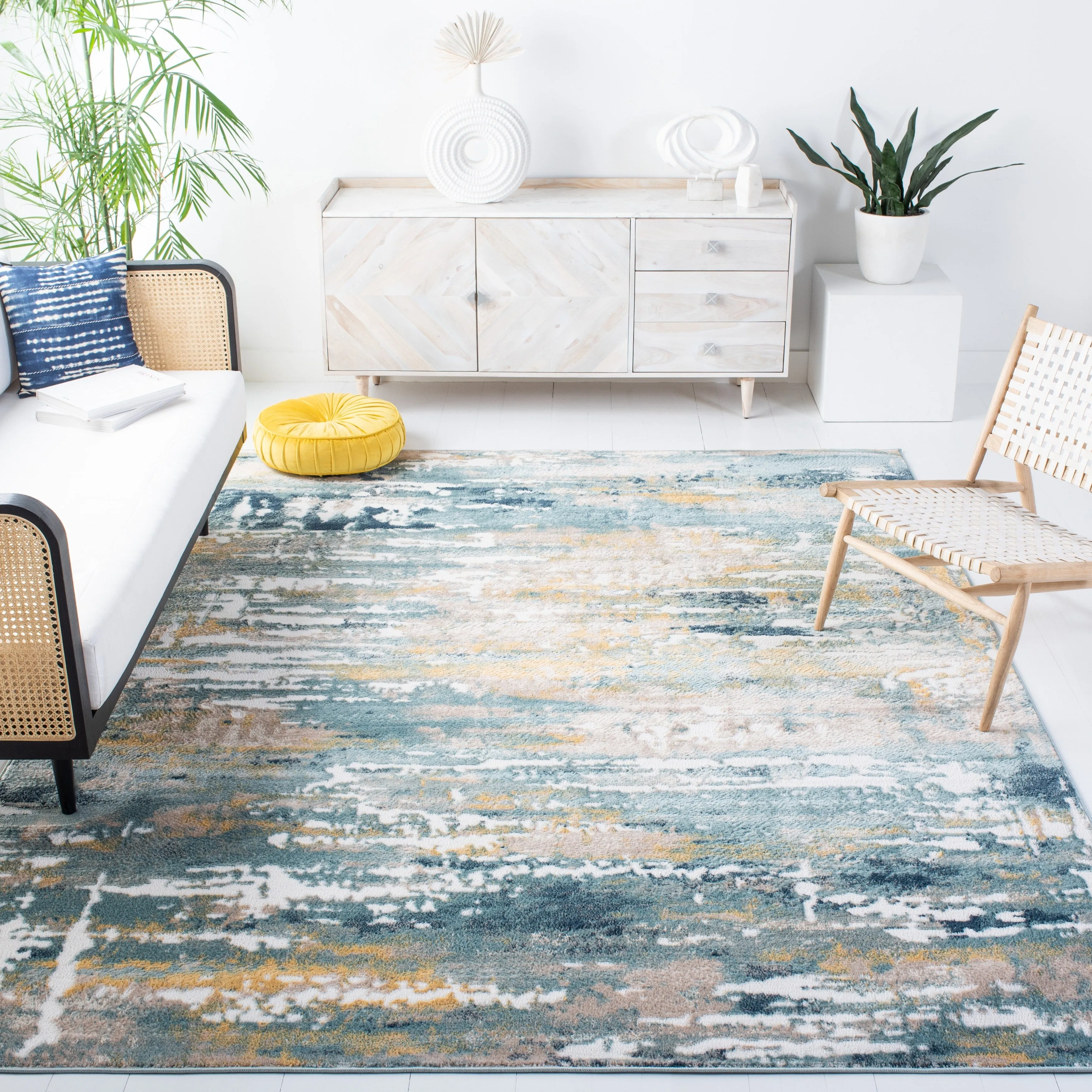 SAFAVIEH Skyler Fridoline Modern Abstract Rug