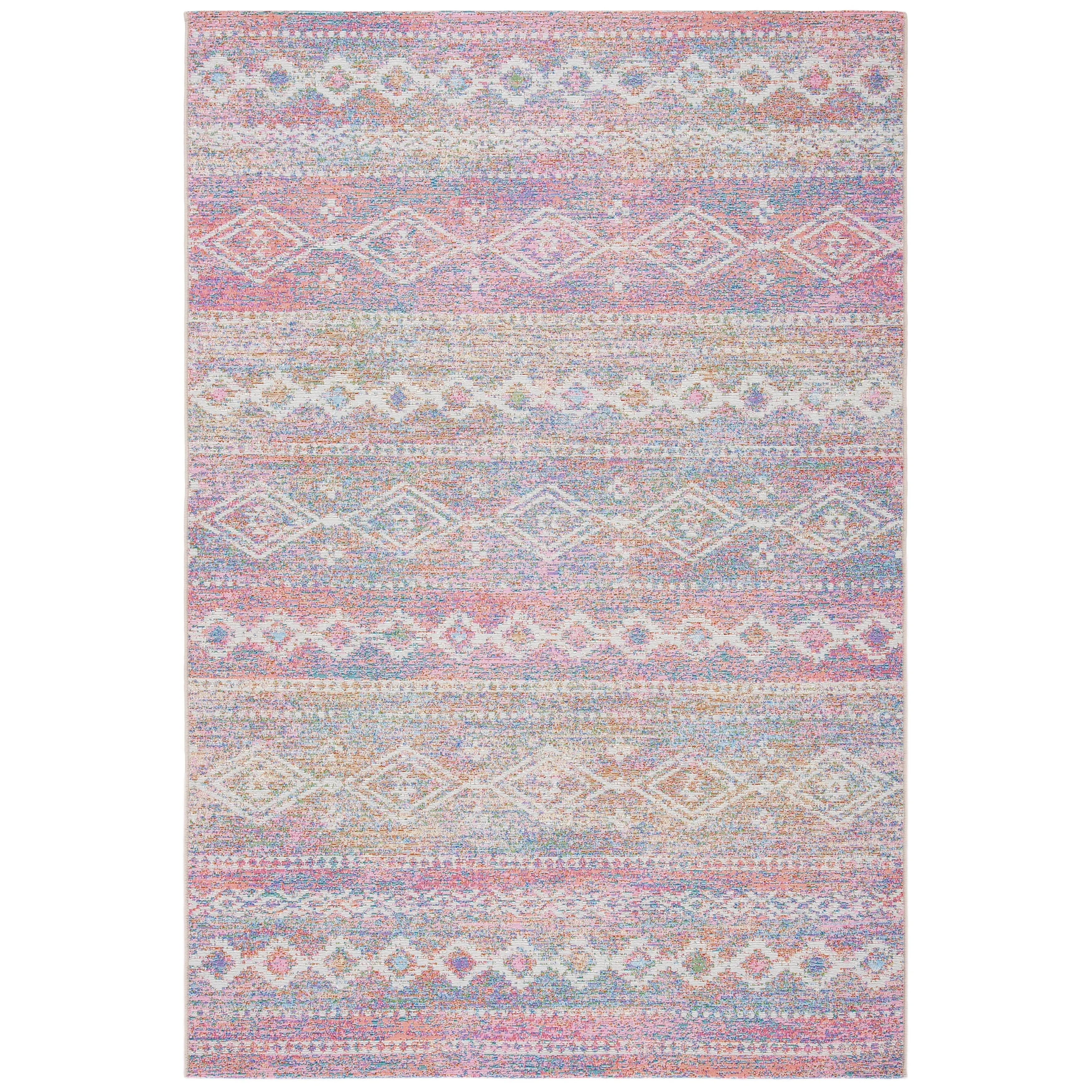 SAFAVIEH Summer Anjan Boho Indoor/ Outdoor Waterproof Patio Backyard Rug