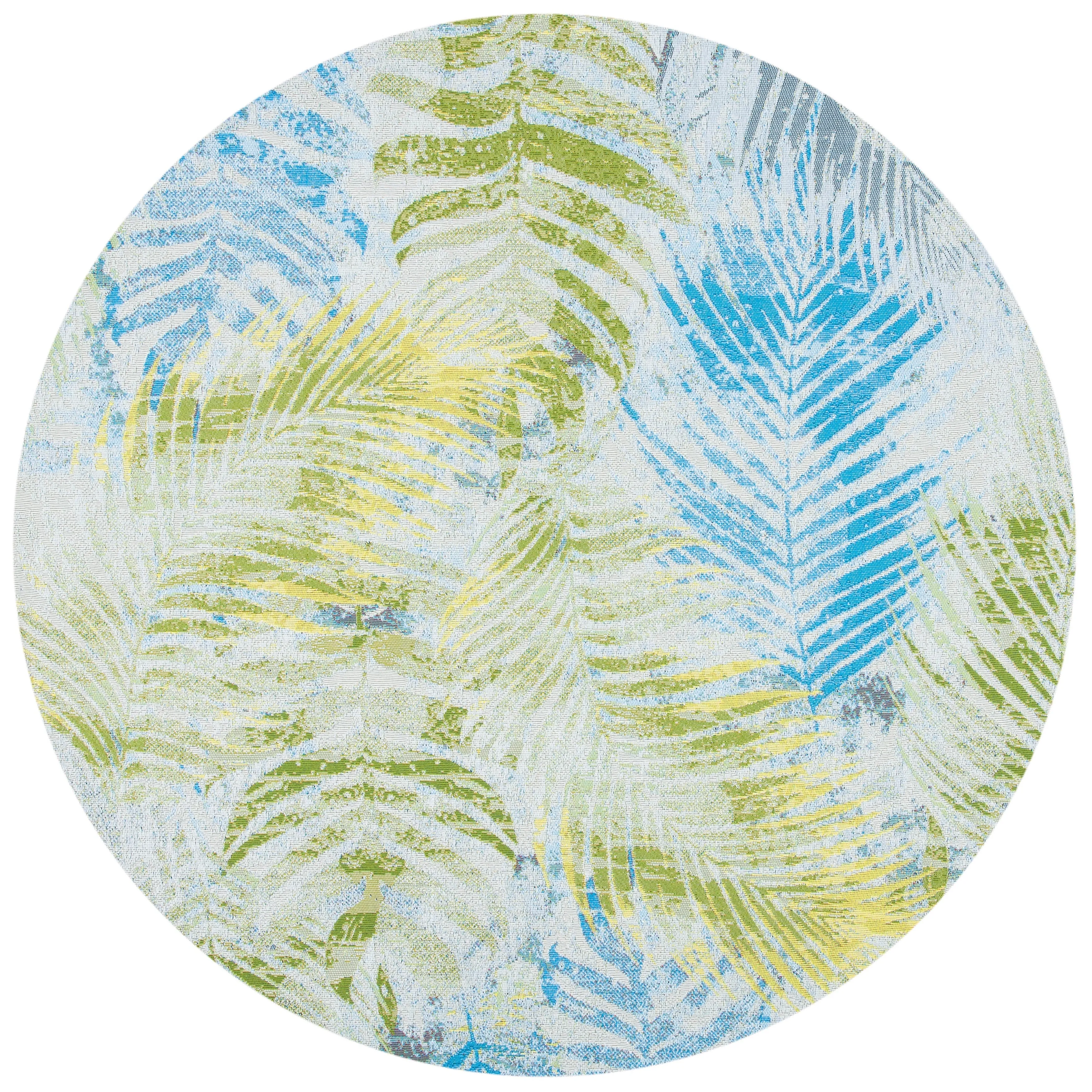 SAFAVIEH Summer Palmey Tropical Indoor/ Outdoor Waterproof Patio Backyard Rug