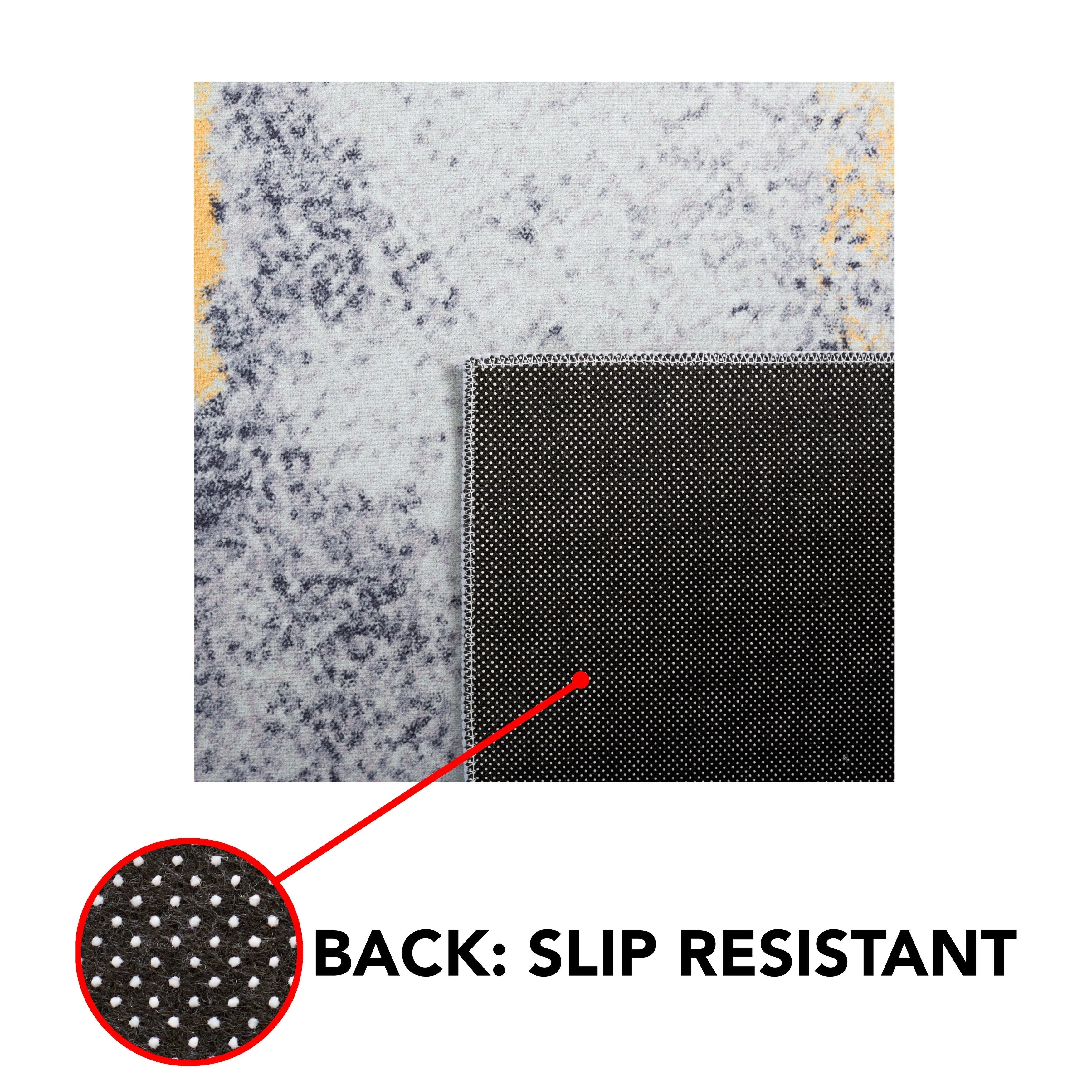 SAFAVIEH Tacoma Machine Washable Slip Resistant Almira Modern Abstract