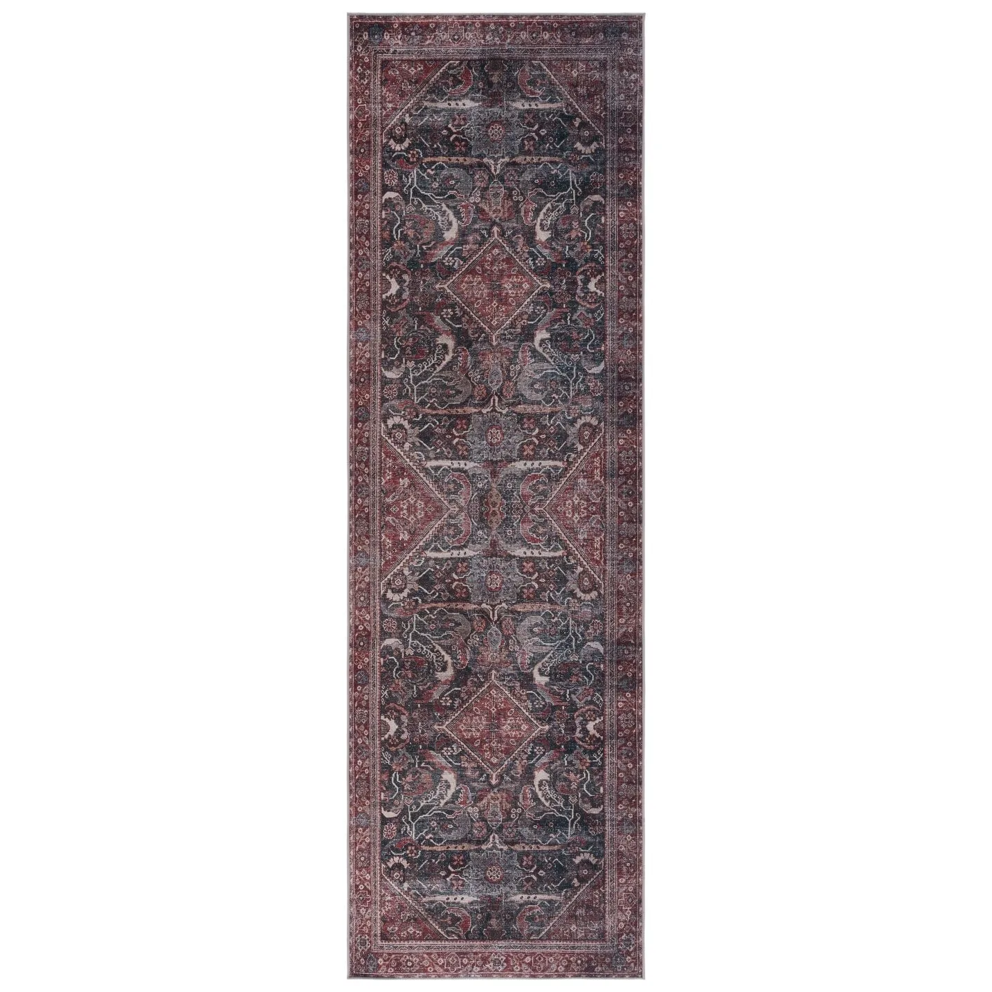 SAFAVIEH Tucson Machine Washable Slip Resistant Antja Oriental Rug