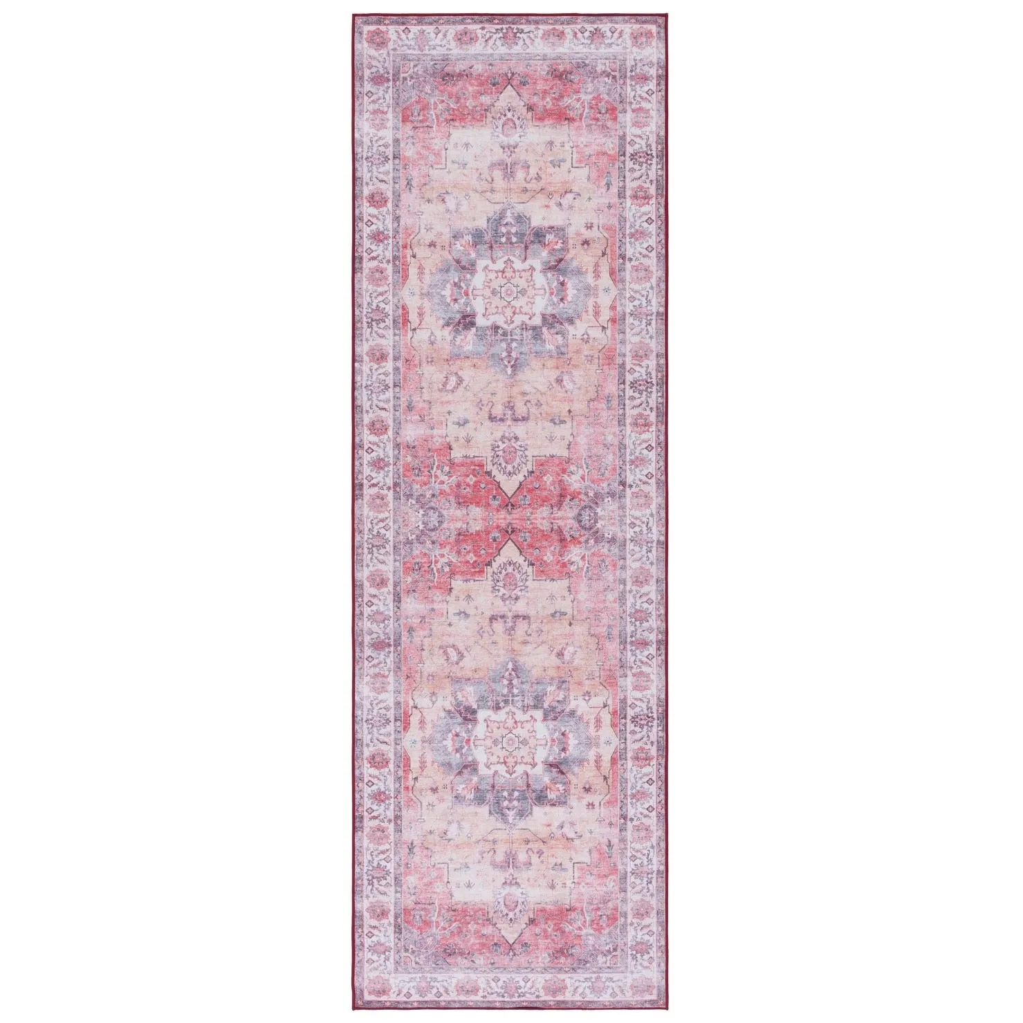 SAFAVIEH Tucson Machine Washable Slip Resistant Celina Traditional Rug
