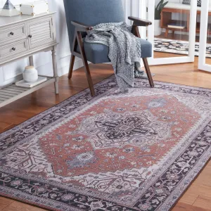 SAFAVIEH Tucson Machine Washable Slip Resistant Emmer Traditional Rug