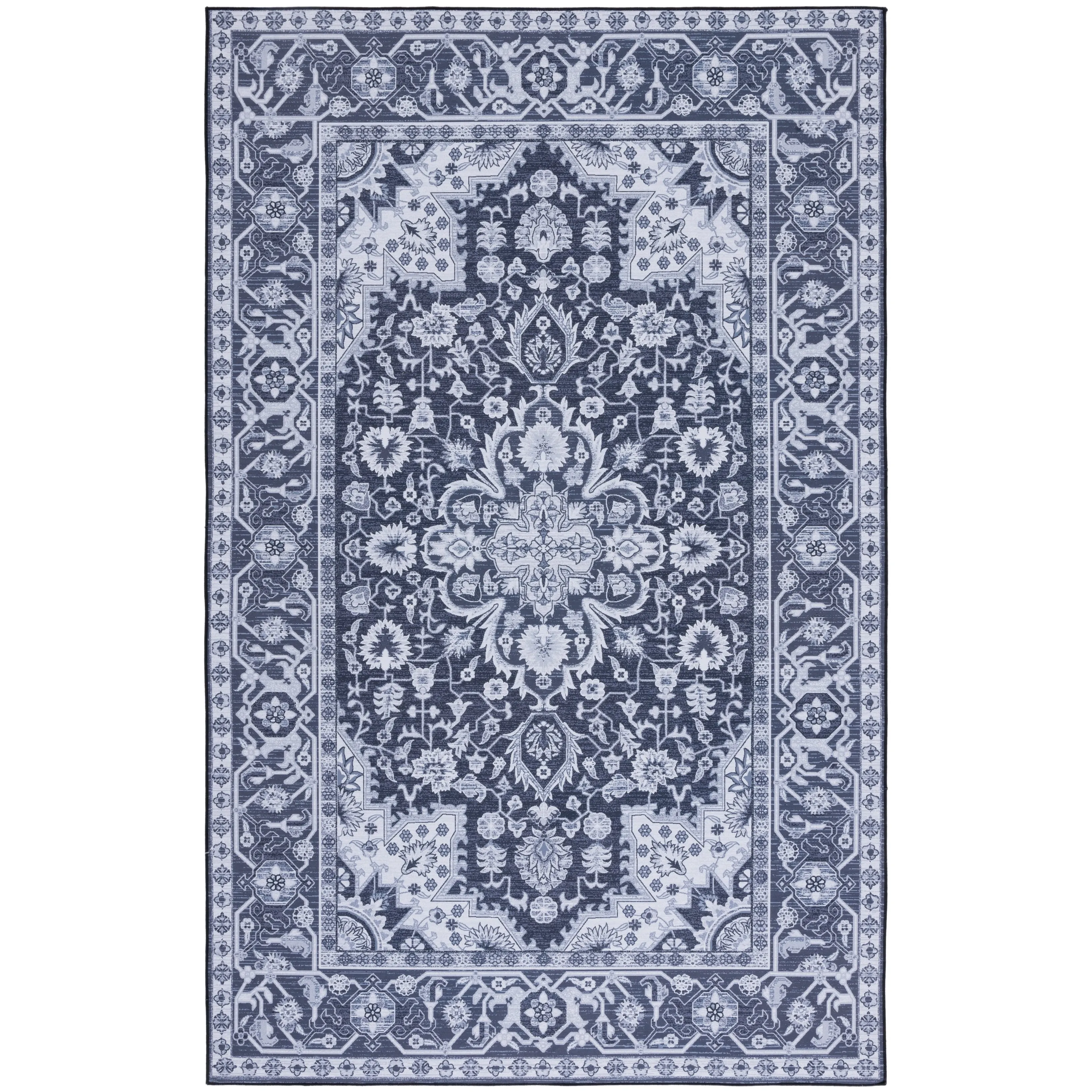 SAFAVIEH Tucson Machine Washable Slip Resistant Emmie Traditional Rug