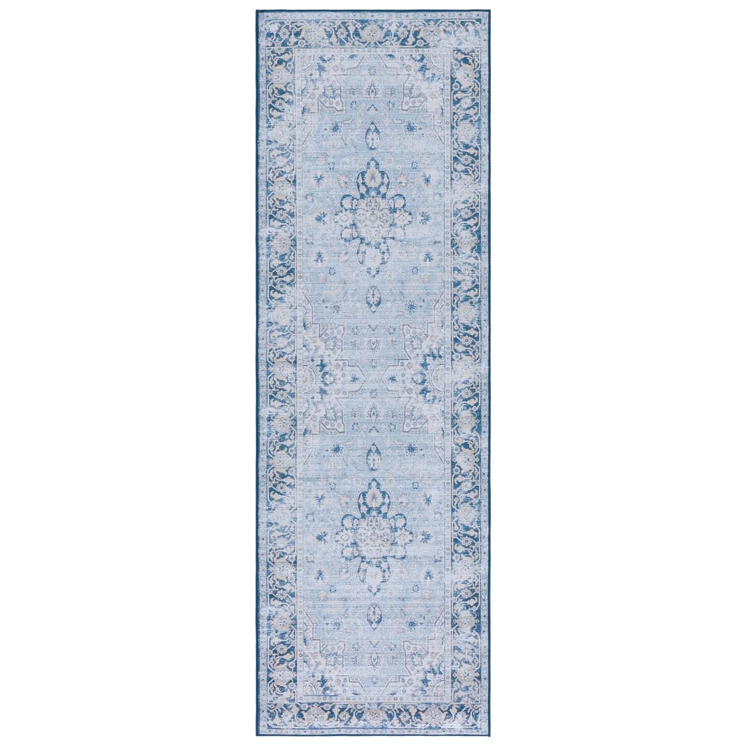 SAFAVIEH Tucson Machine Washable Slip Resistant Emmie Traditional Rug