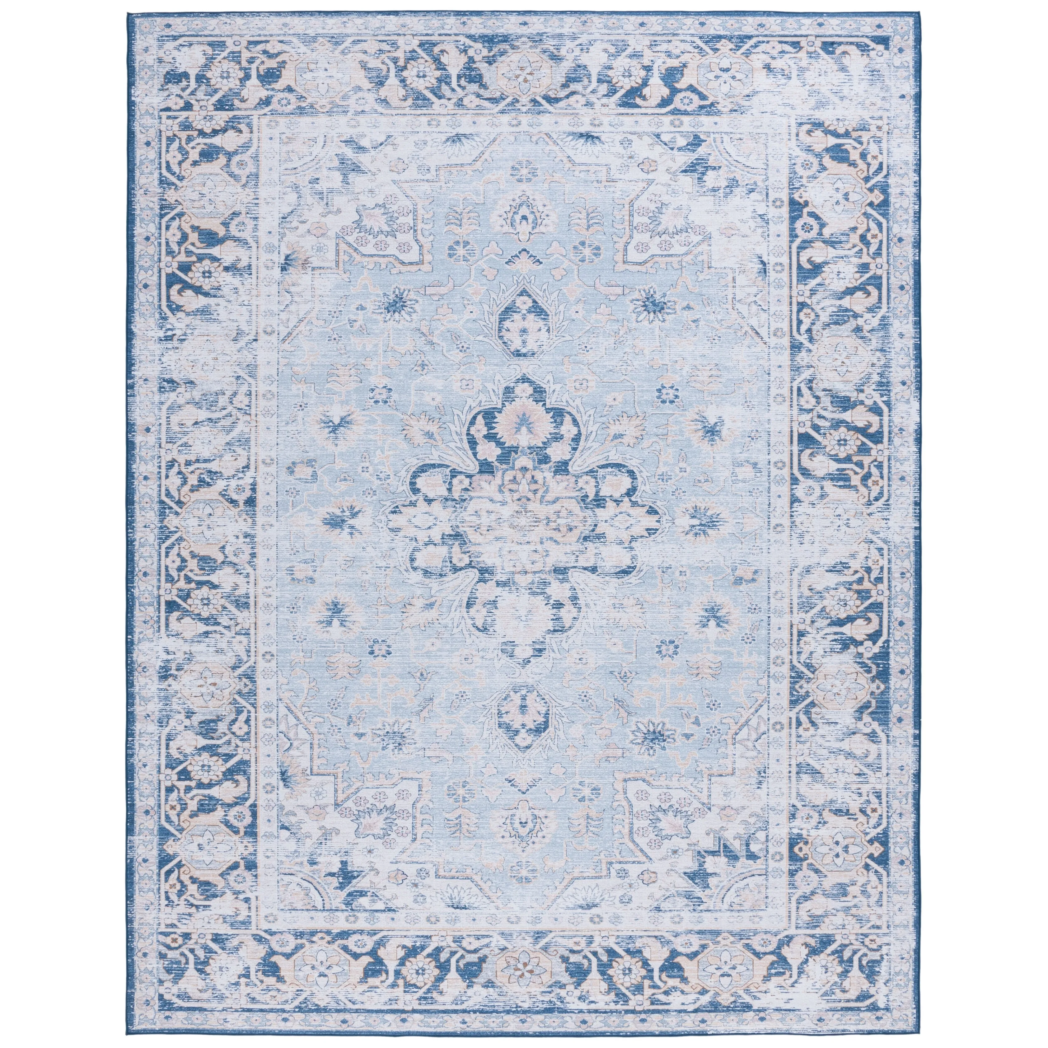 SAFAVIEH Tucson Machine Washable Slip Resistant Emmie Traditional Rug