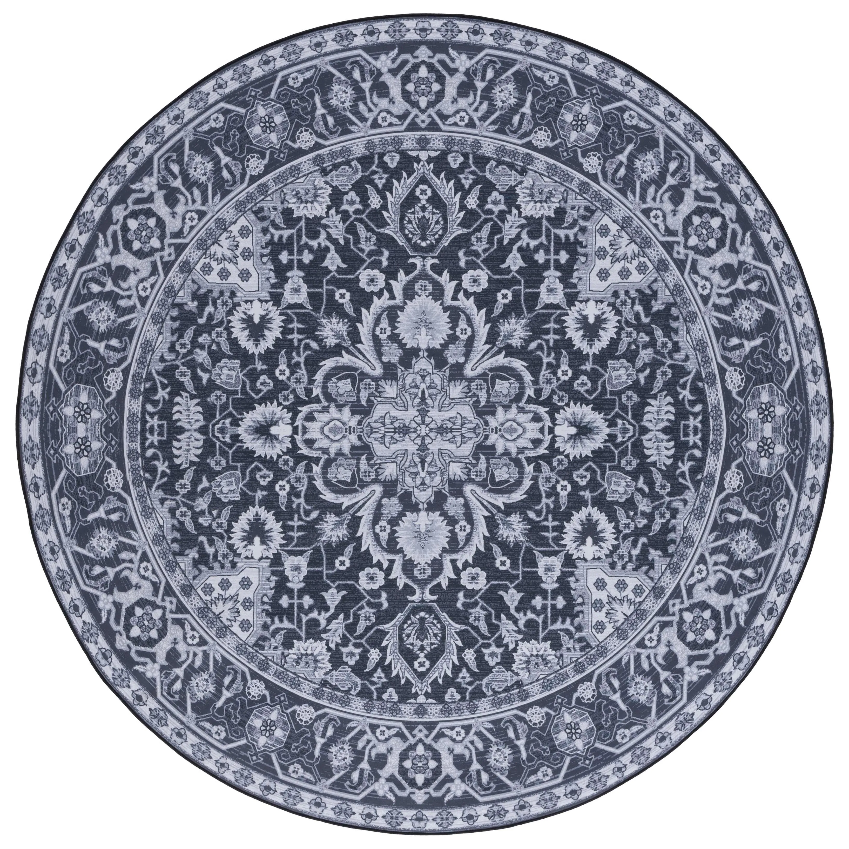 SAFAVIEH Tucson Machine Washable Slip Resistant Emmie Traditional Rug