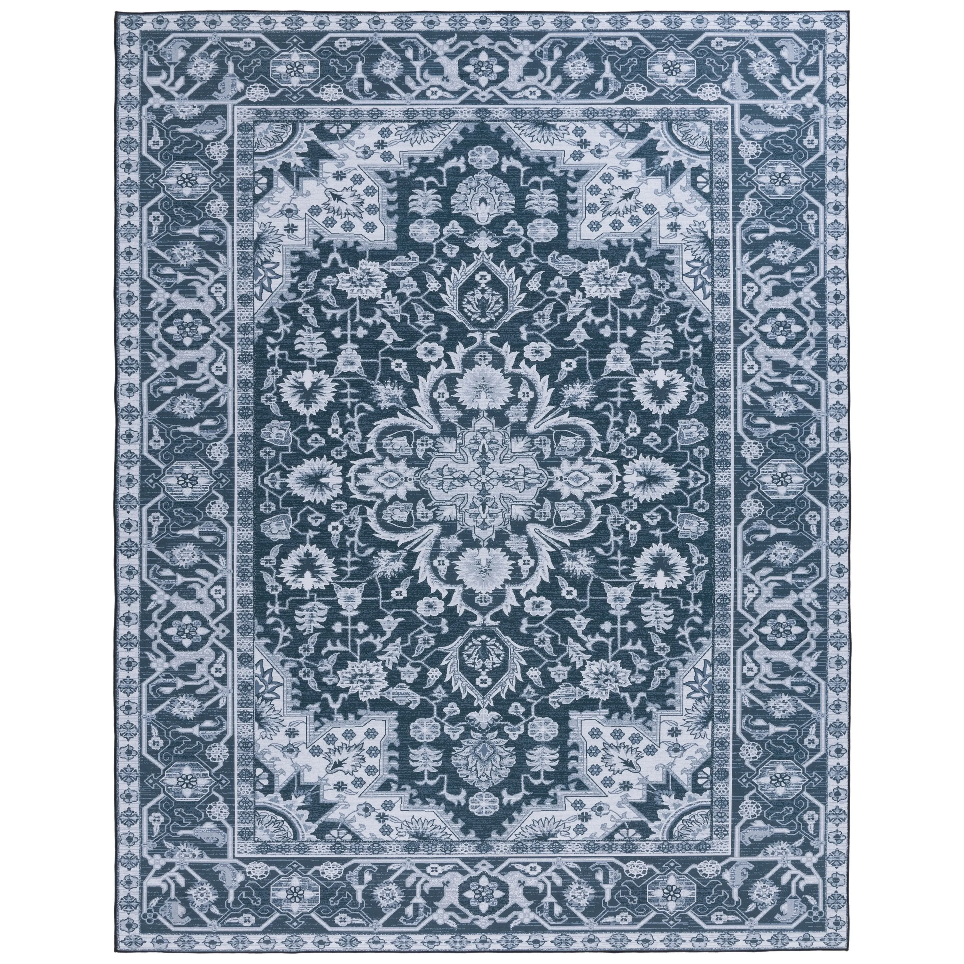 SAFAVIEH Tucson Machine Washable Slip Resistant Emmie Traditional Rug