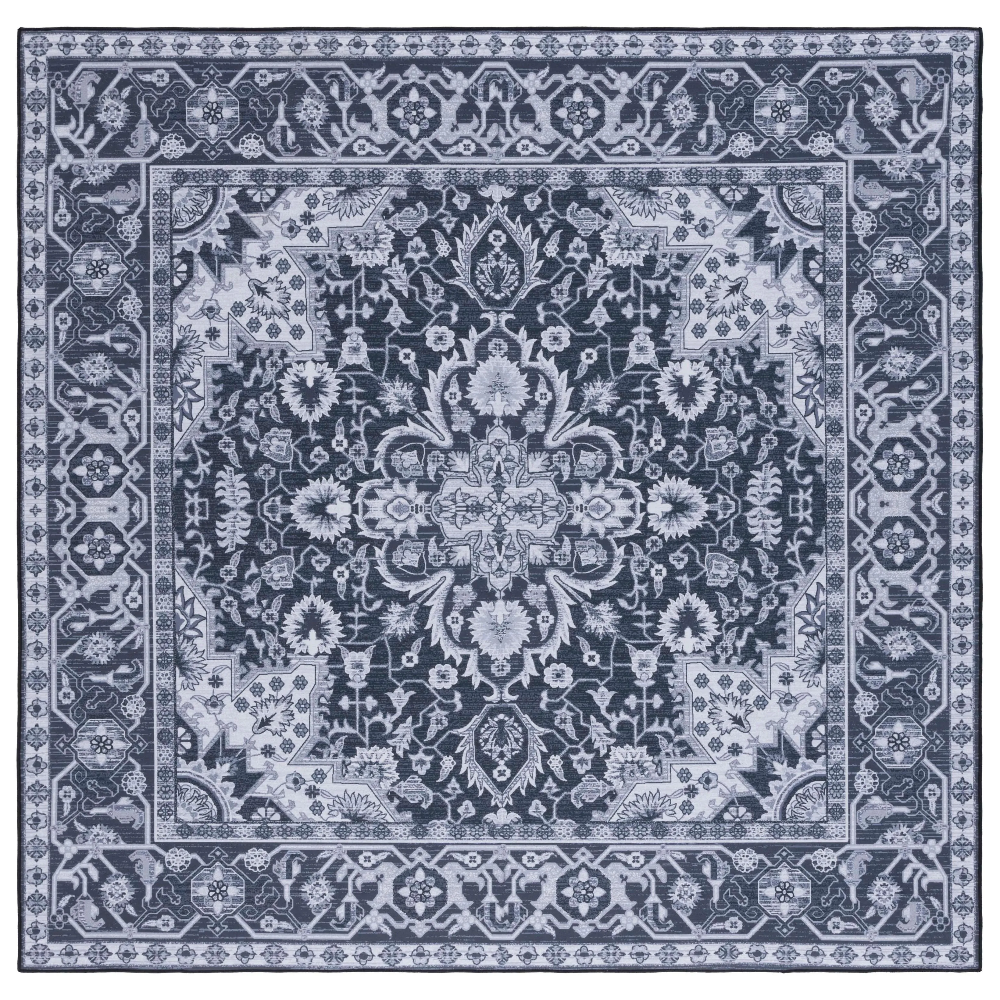 SAFAVIEH Tucson Machine Washable Slip Resistant Emmie Traditional Rug