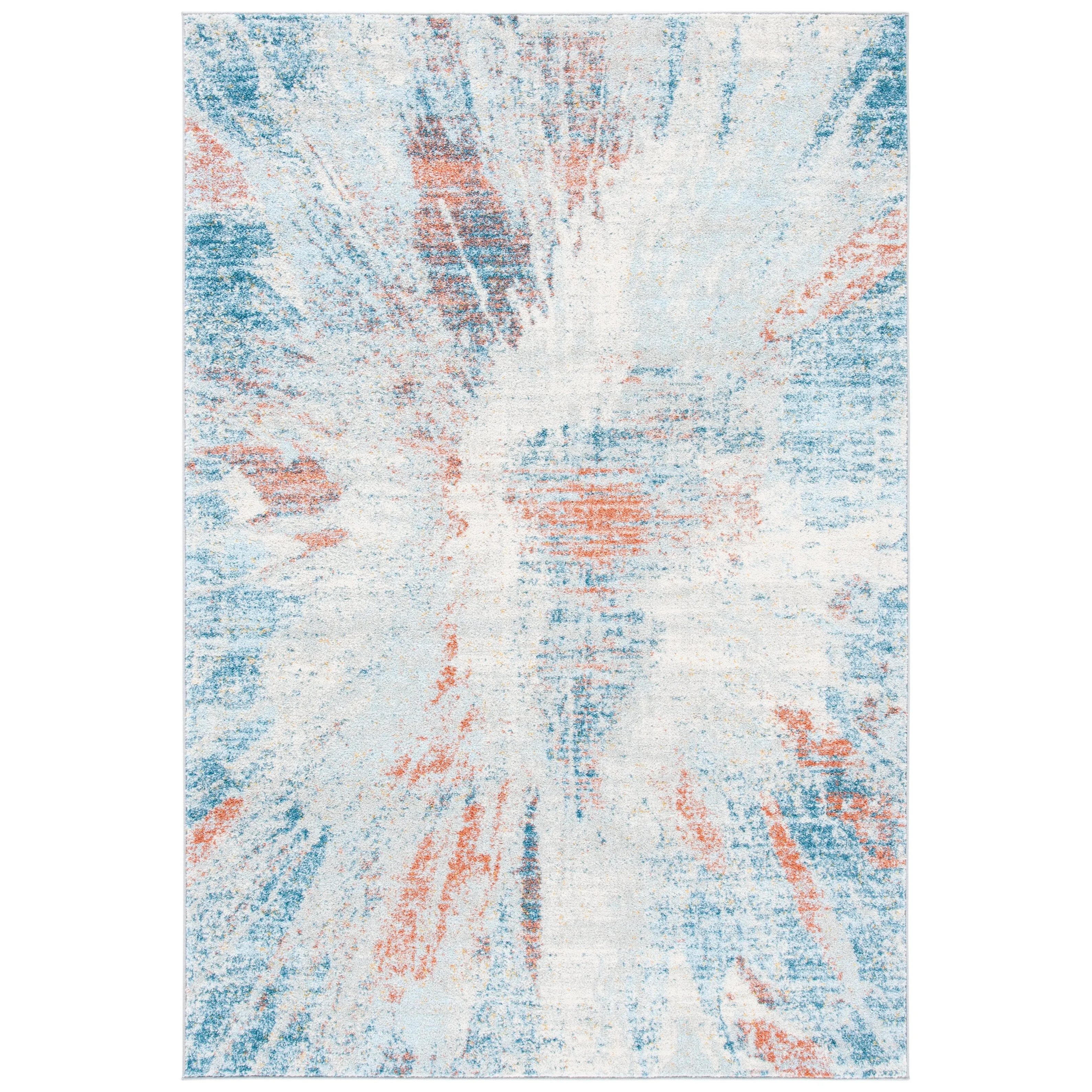 SAFAVIEH Tulum Hortense Modern Abstract Burst Rug