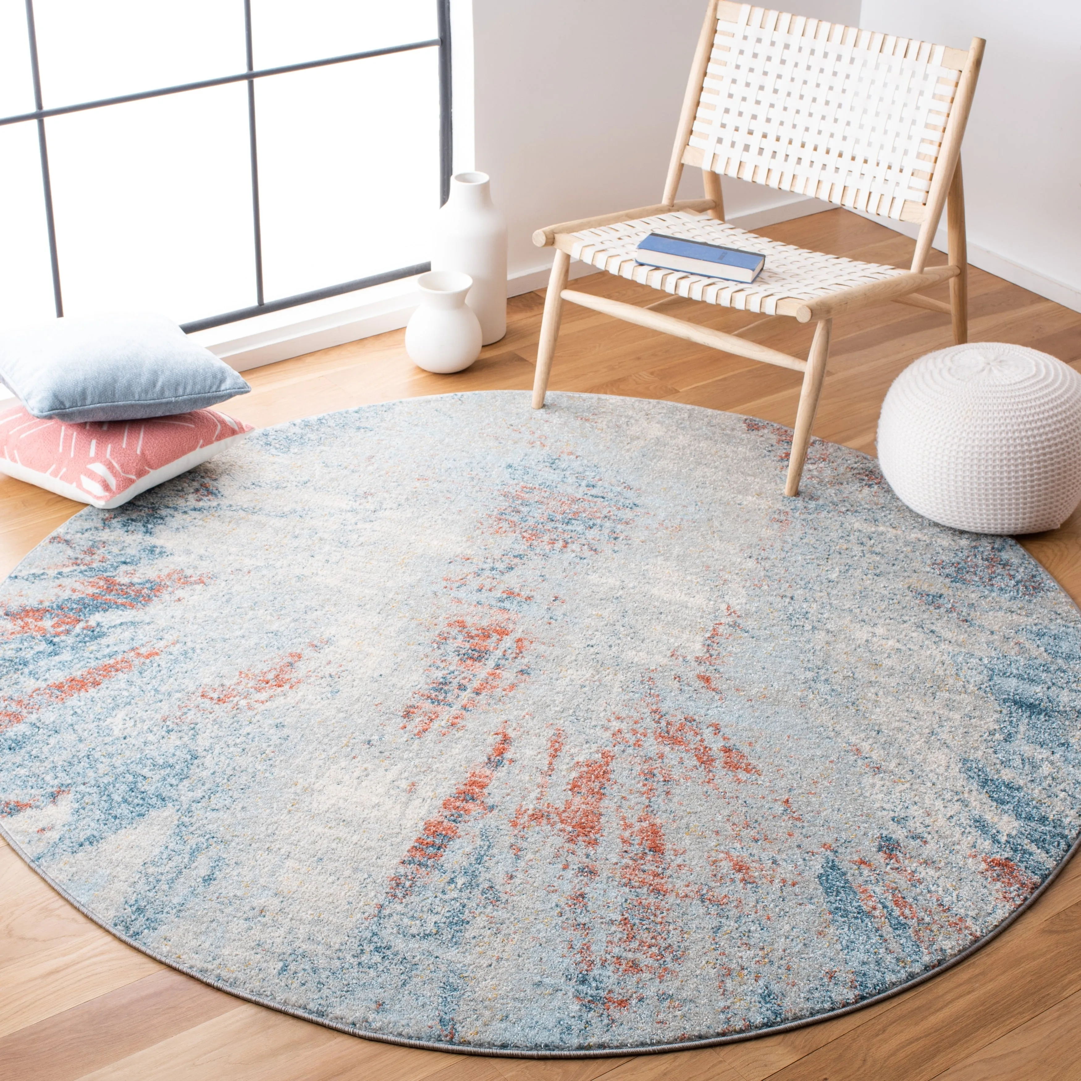 SAFAVIEH Tulum Hortense Modern Abstract Burst Rug