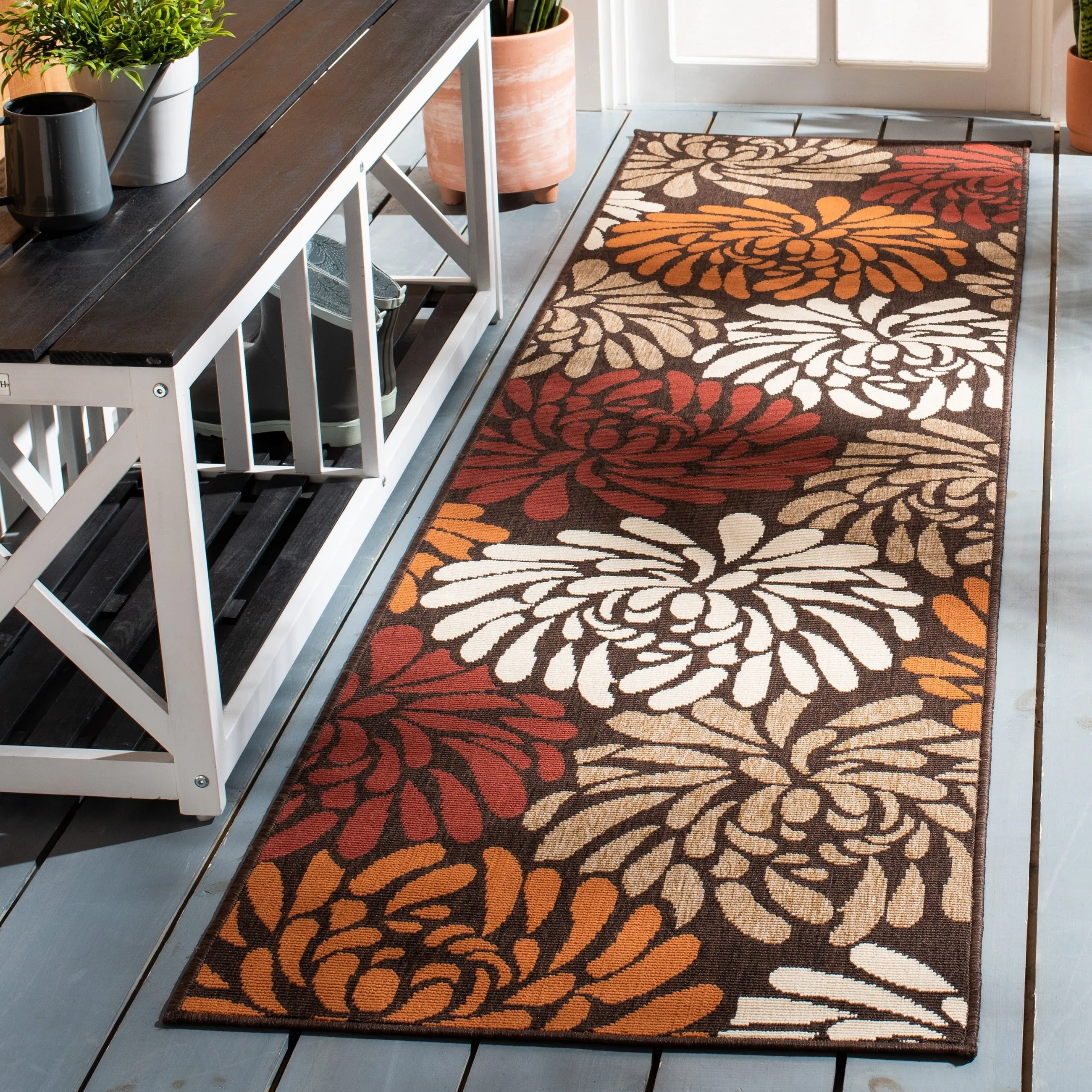 SAFAVIEH Veranda Vendela Indoor/ Outdoor Waterproof Patio Backyard Rug