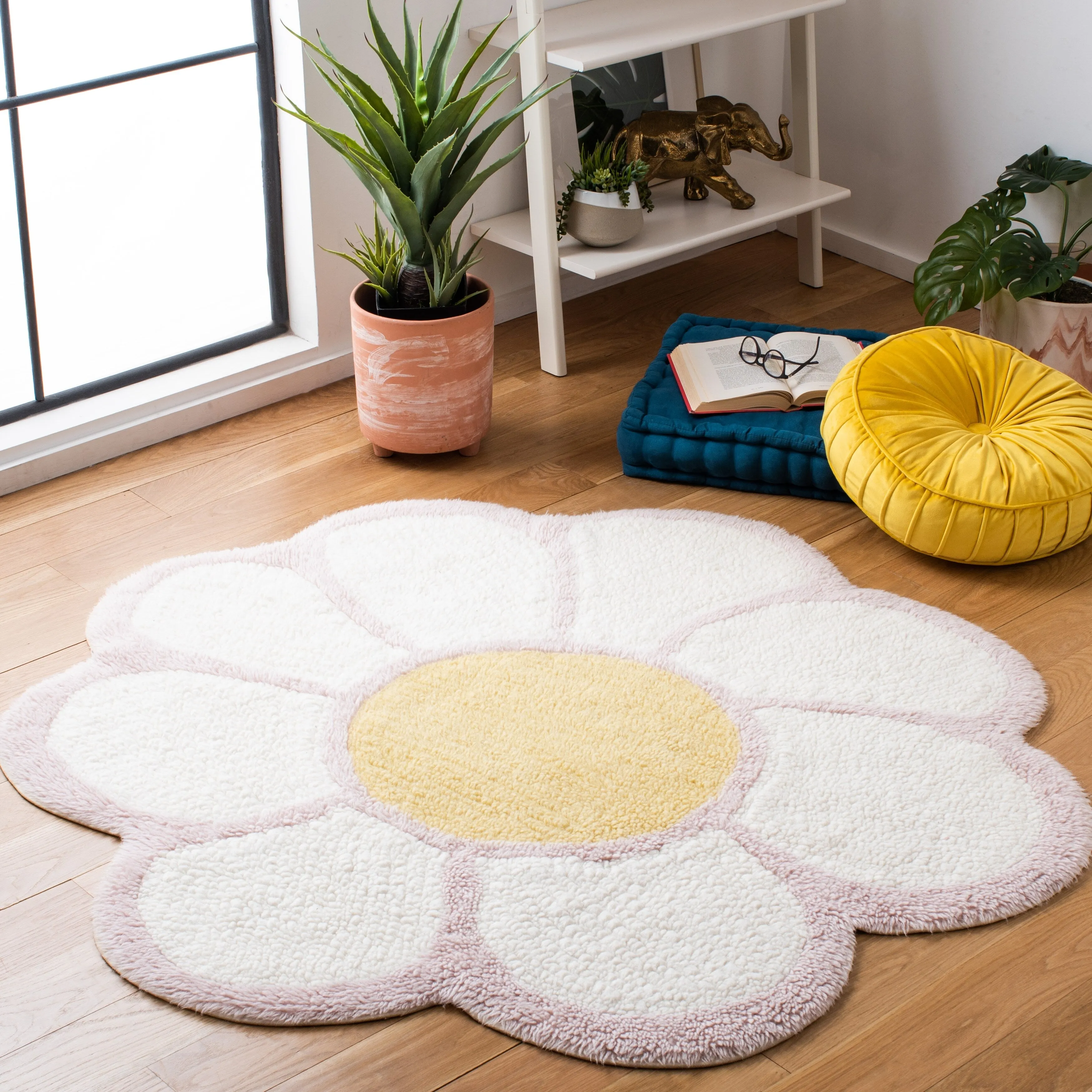 SAFAVIEH Vermont Machine Washable Handmade Lutie Wool Rug