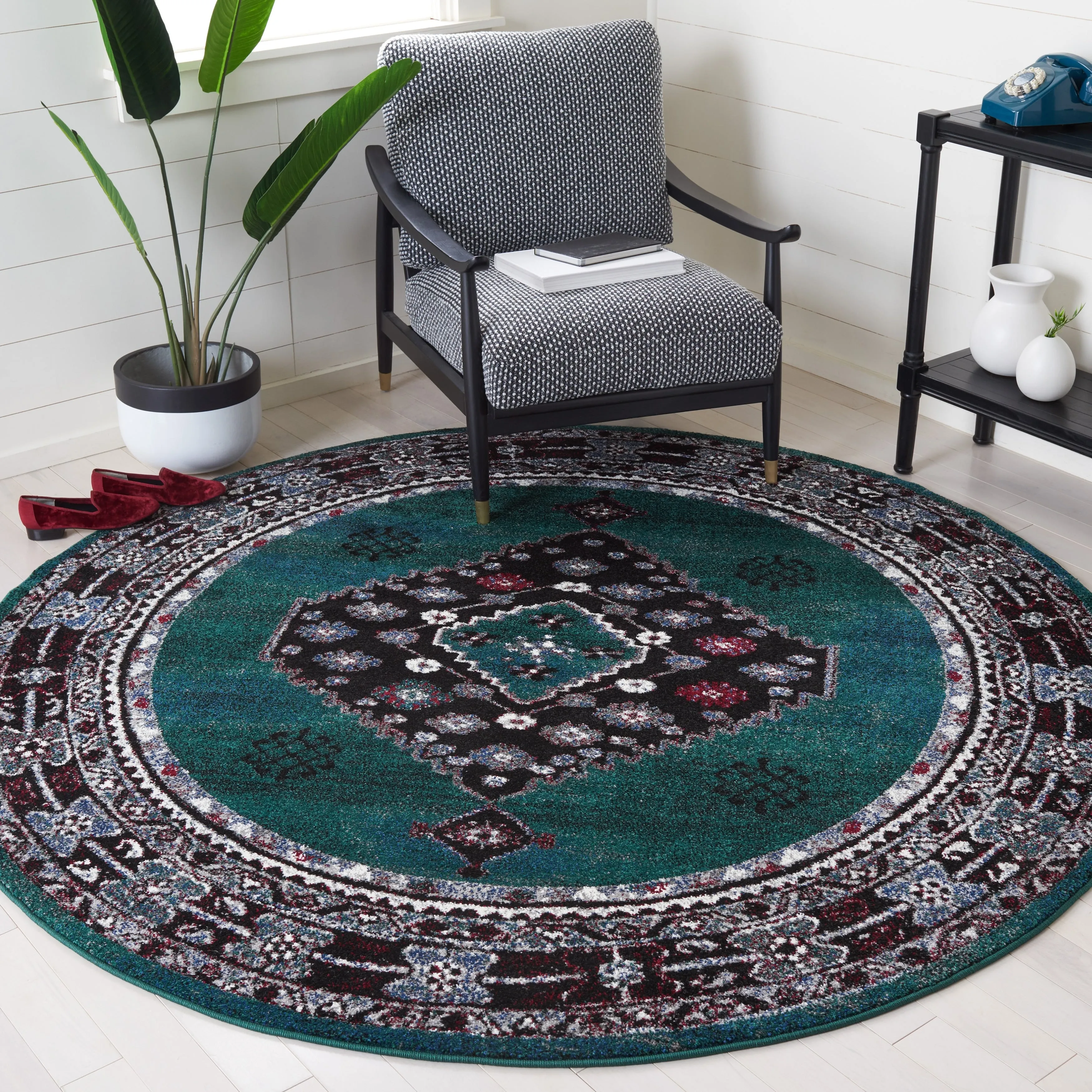 SAFAVIEH Vintage Hamadan Sandina Traditional Oriental Rug
